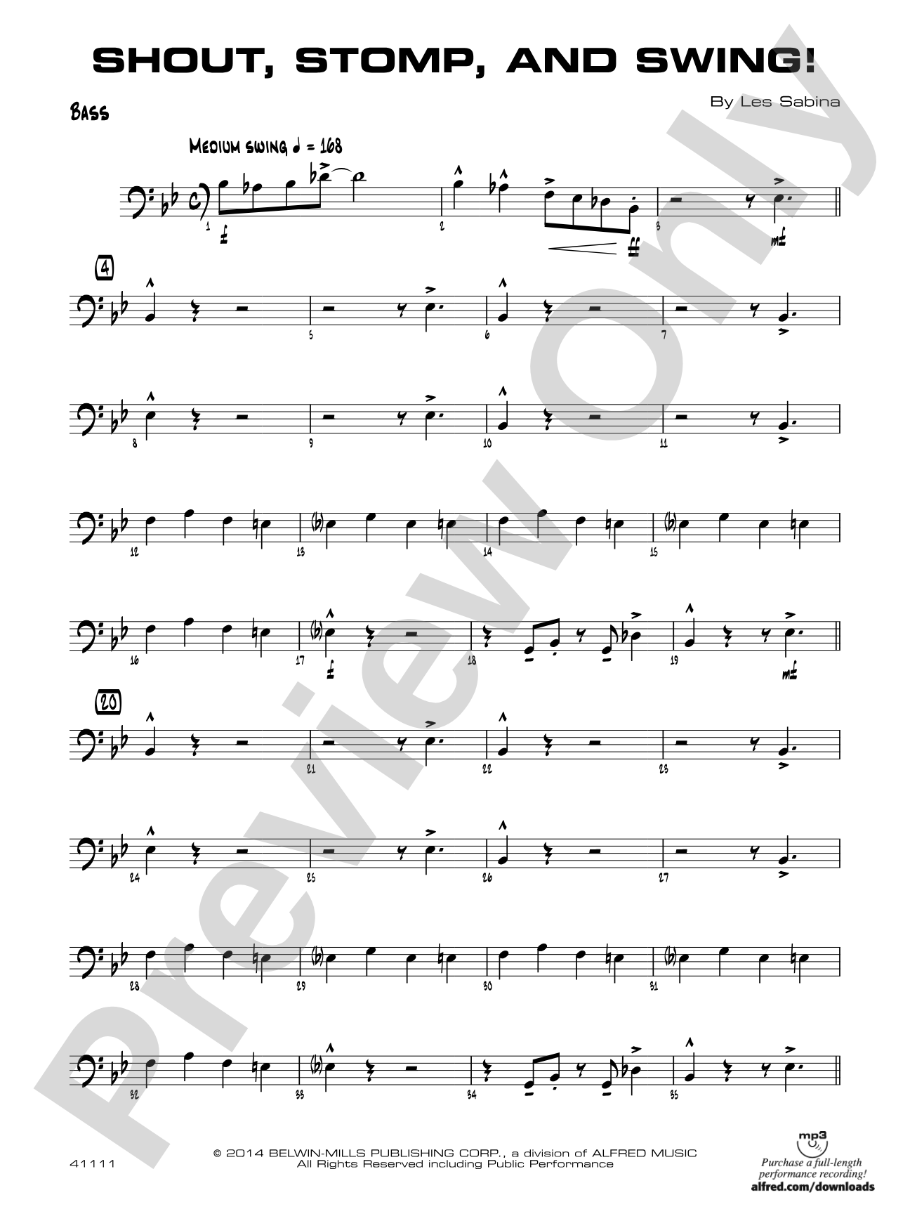 Shout, Stomp, and Swing!: String Bass