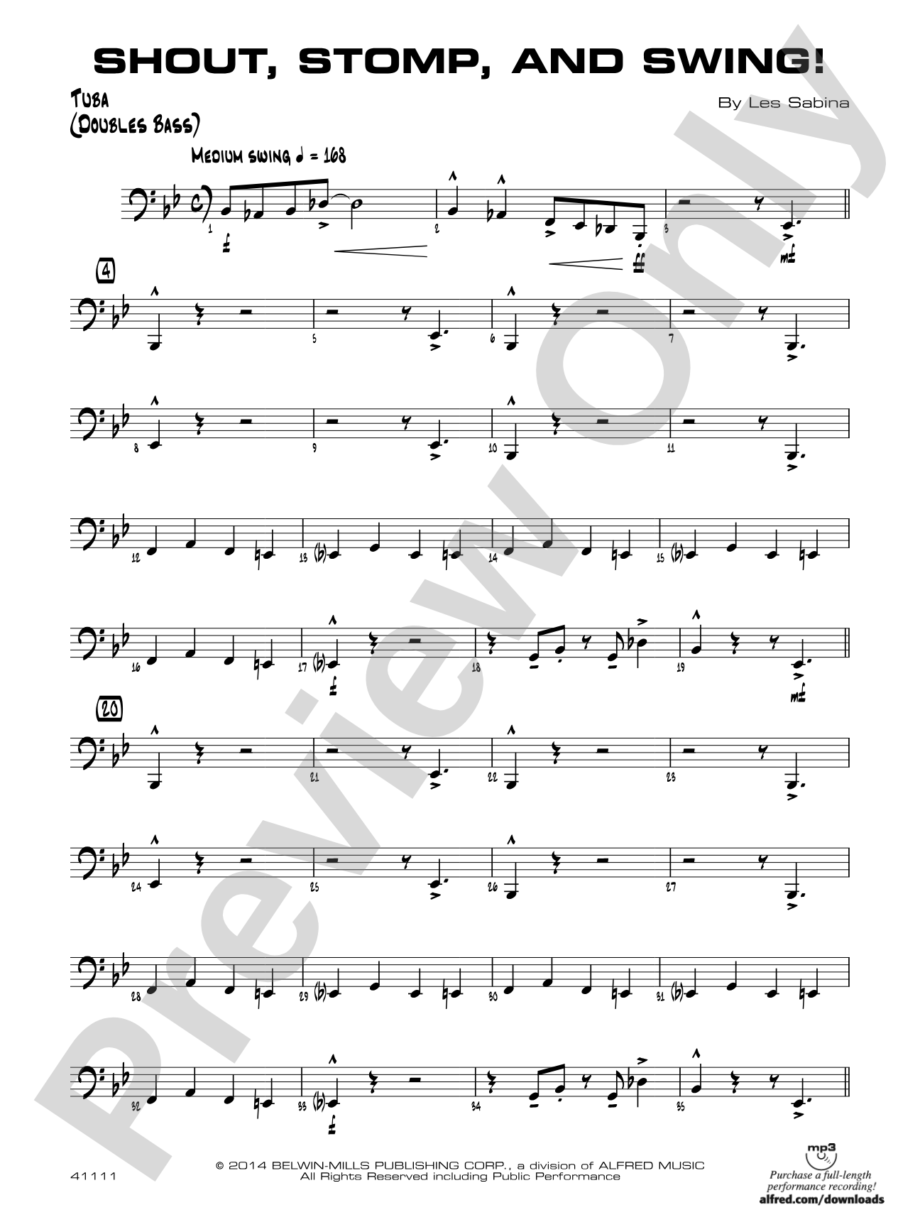 Shout, Stomp, and Swing!: Tuba