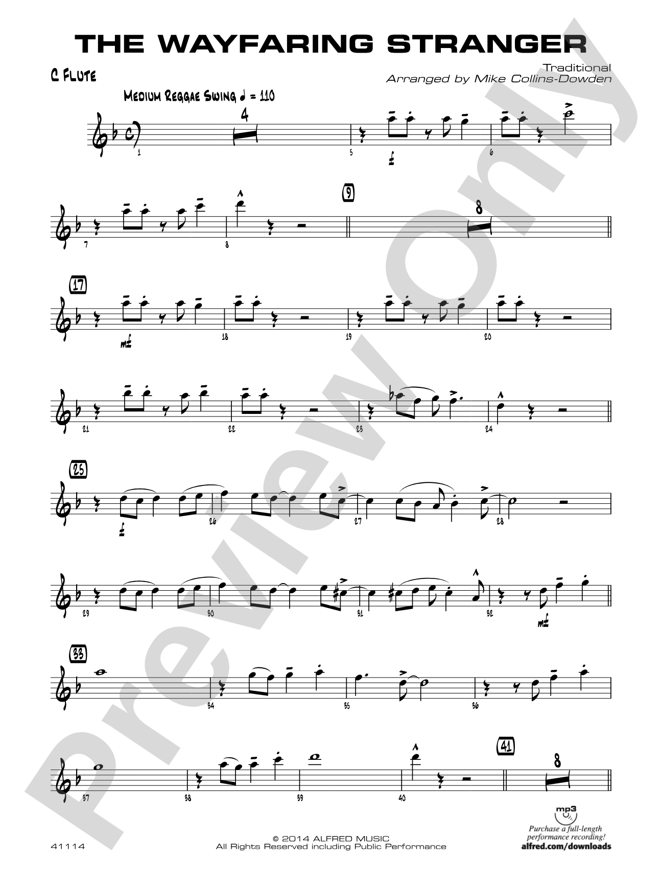 The Wayfaring Stranger: Flute
