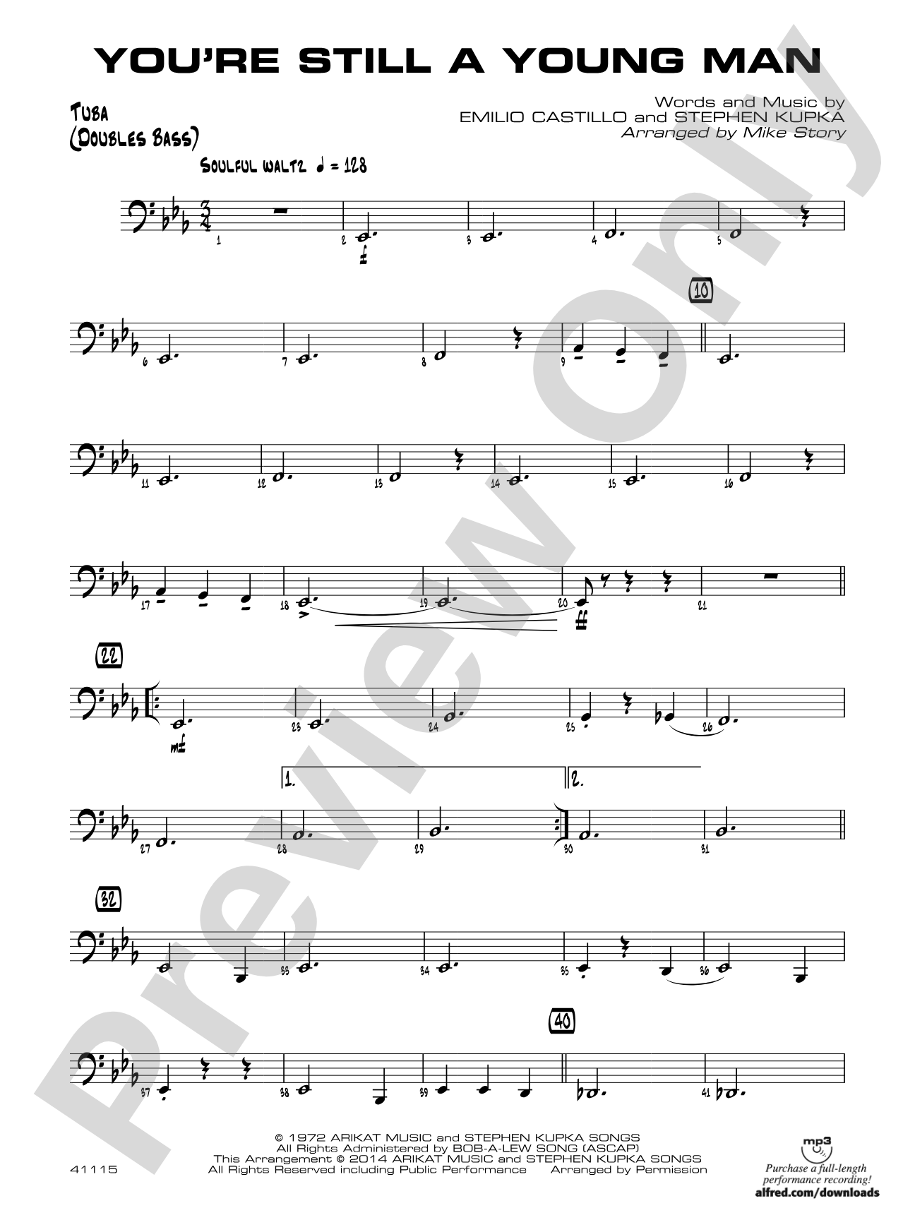 You're Still a Young Man: Tuba