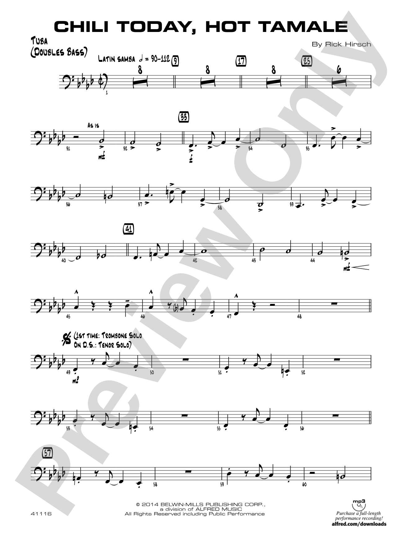 Chili Today, Hot Tamale: Tuba