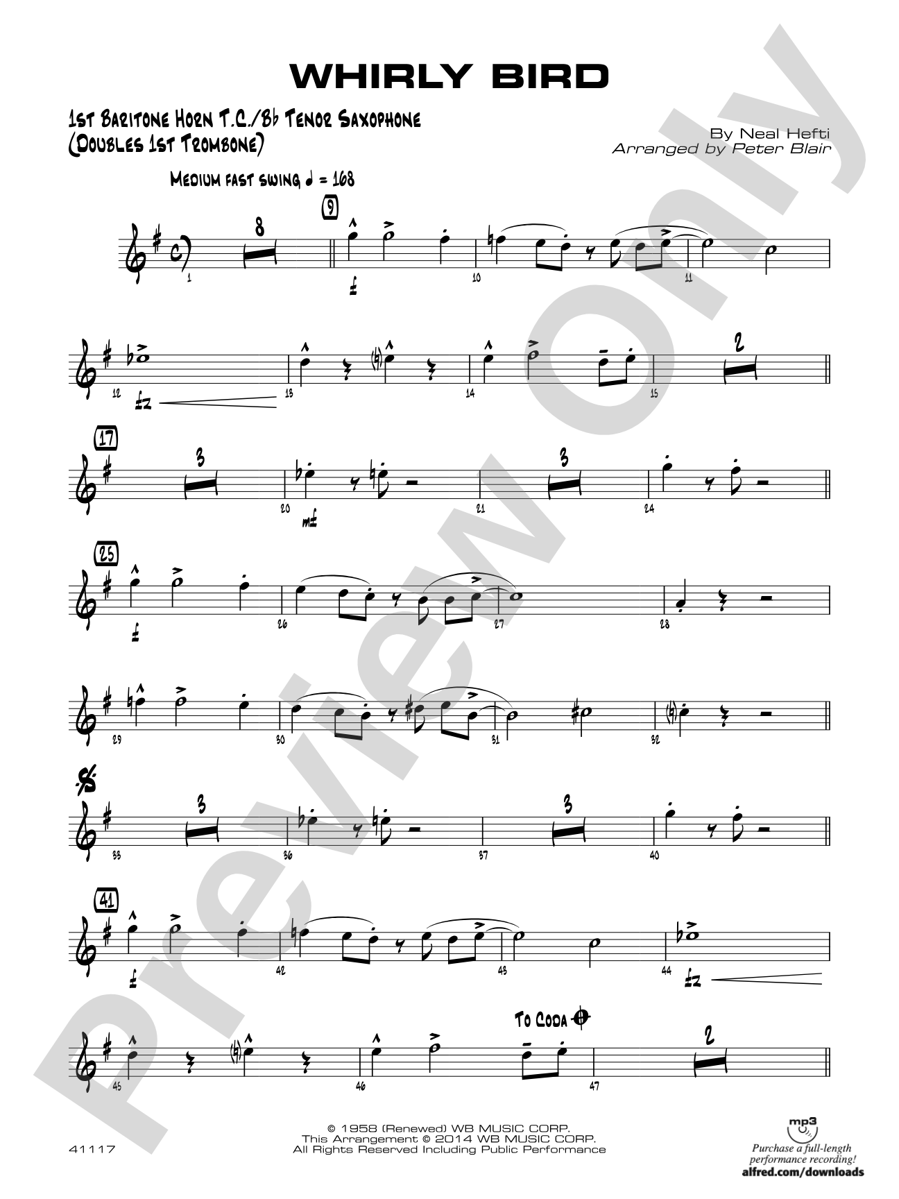 Whirly Bird: Baritone T.C.