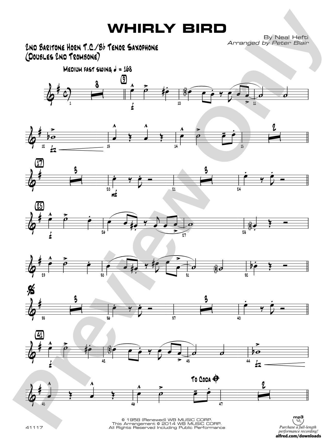 Whirly Bird: 2nd Baritone T.C.