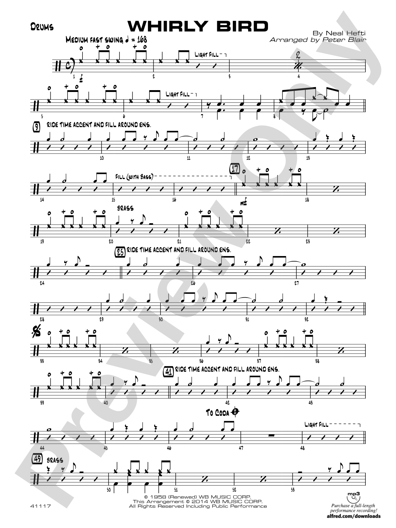 Whirly Bird: Drums
