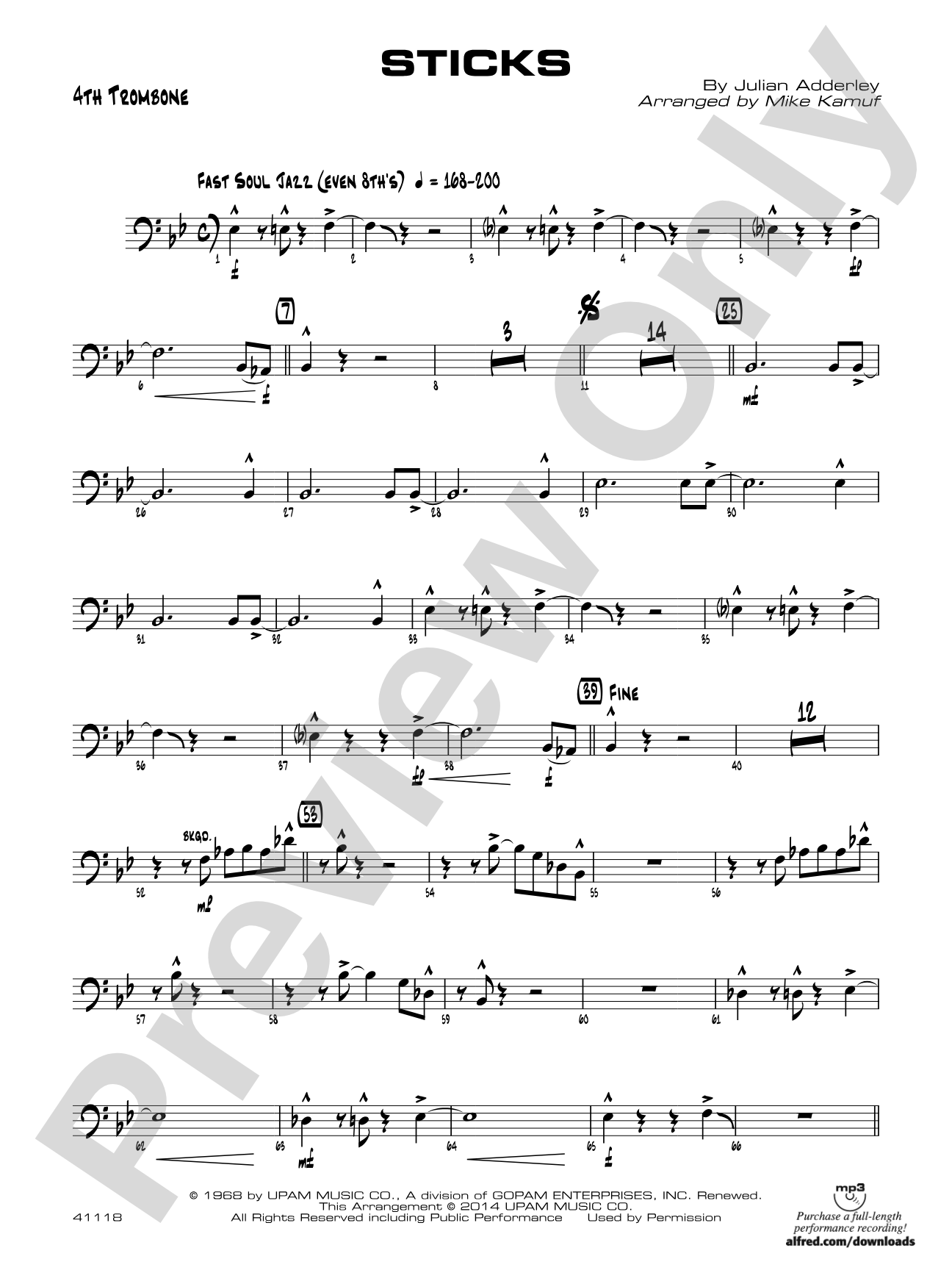 Sticks: 4th Trombone