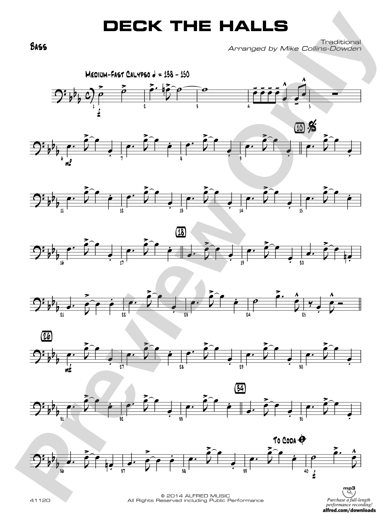 Deck the Halls: String Bass