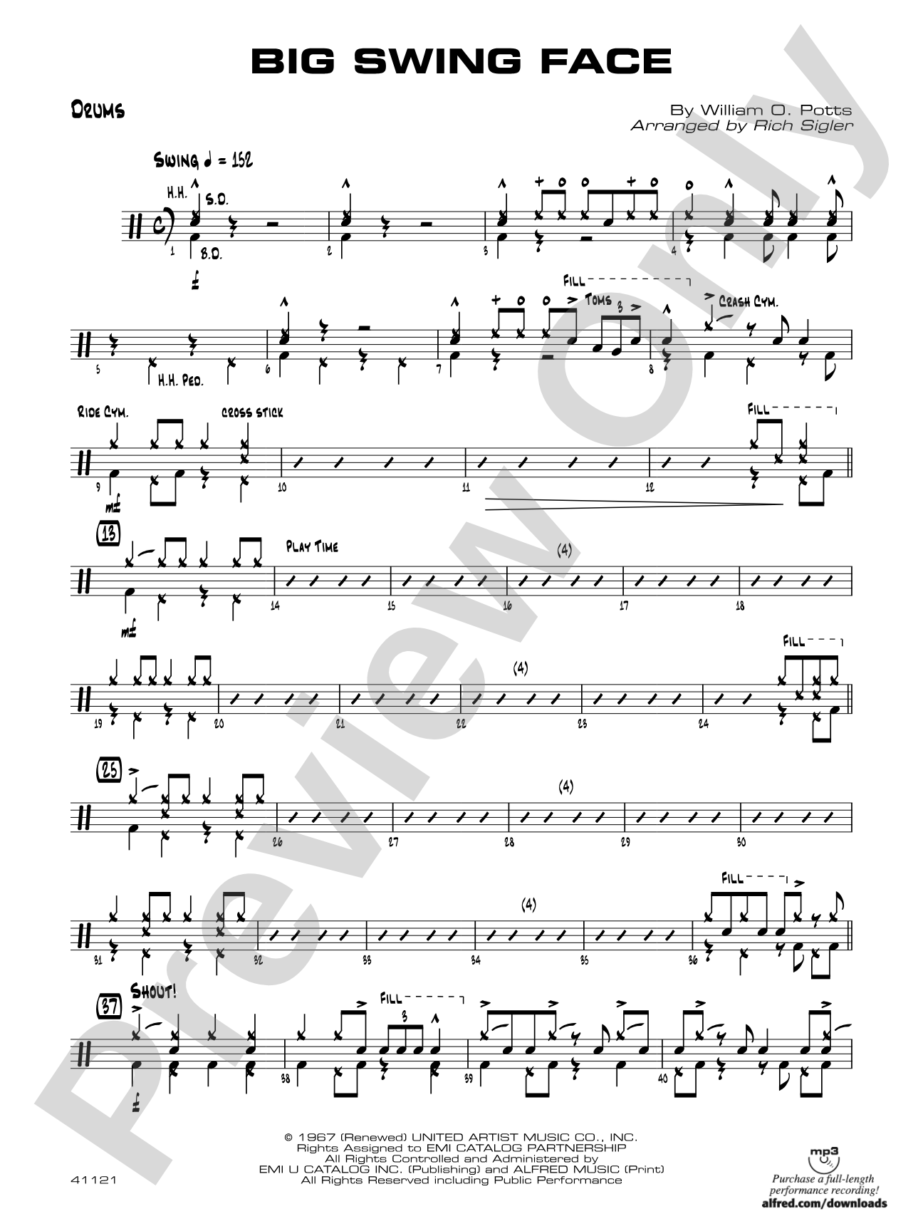 Big Swing Face: Drums