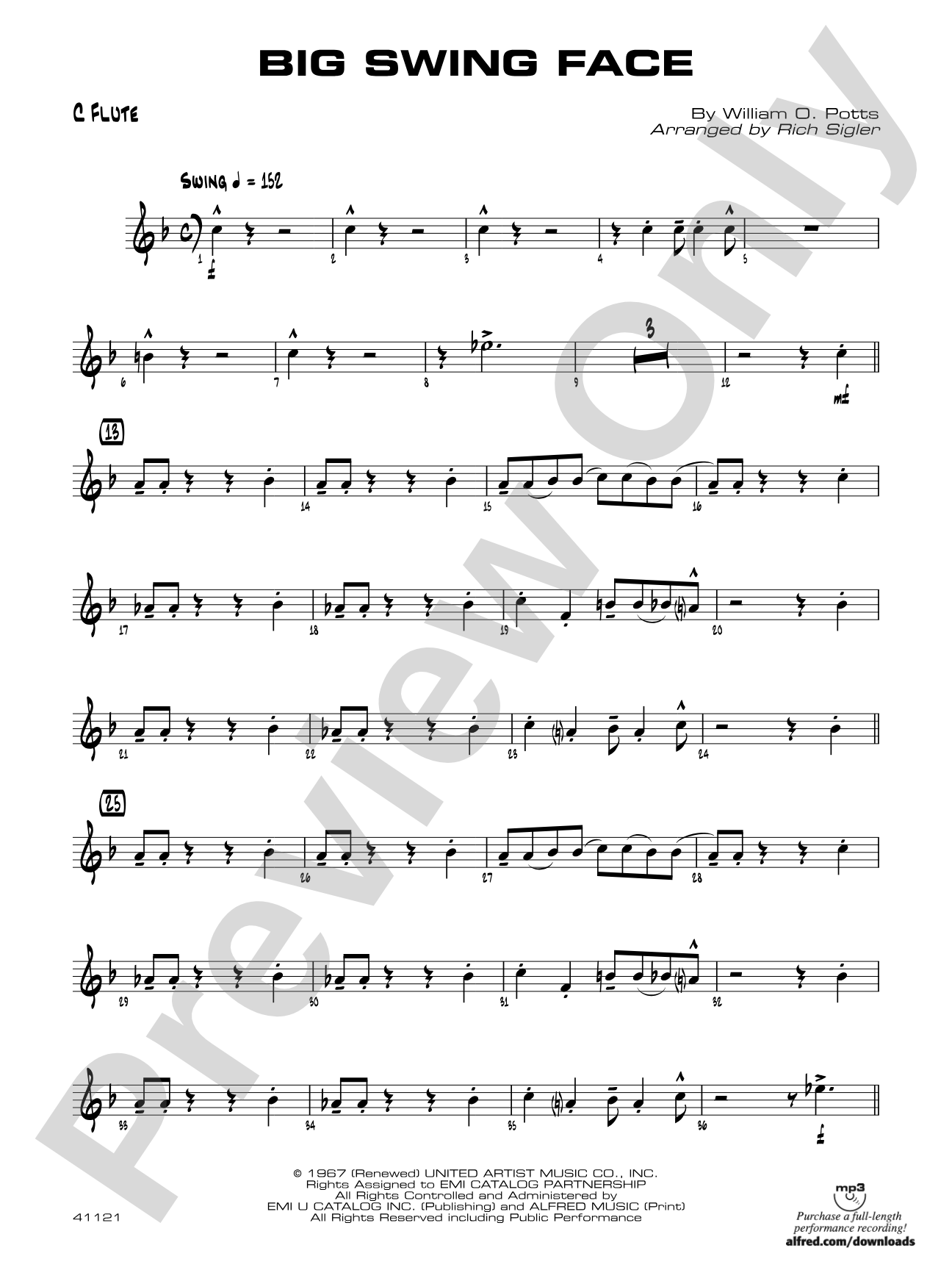 Big Swing Face: Flute