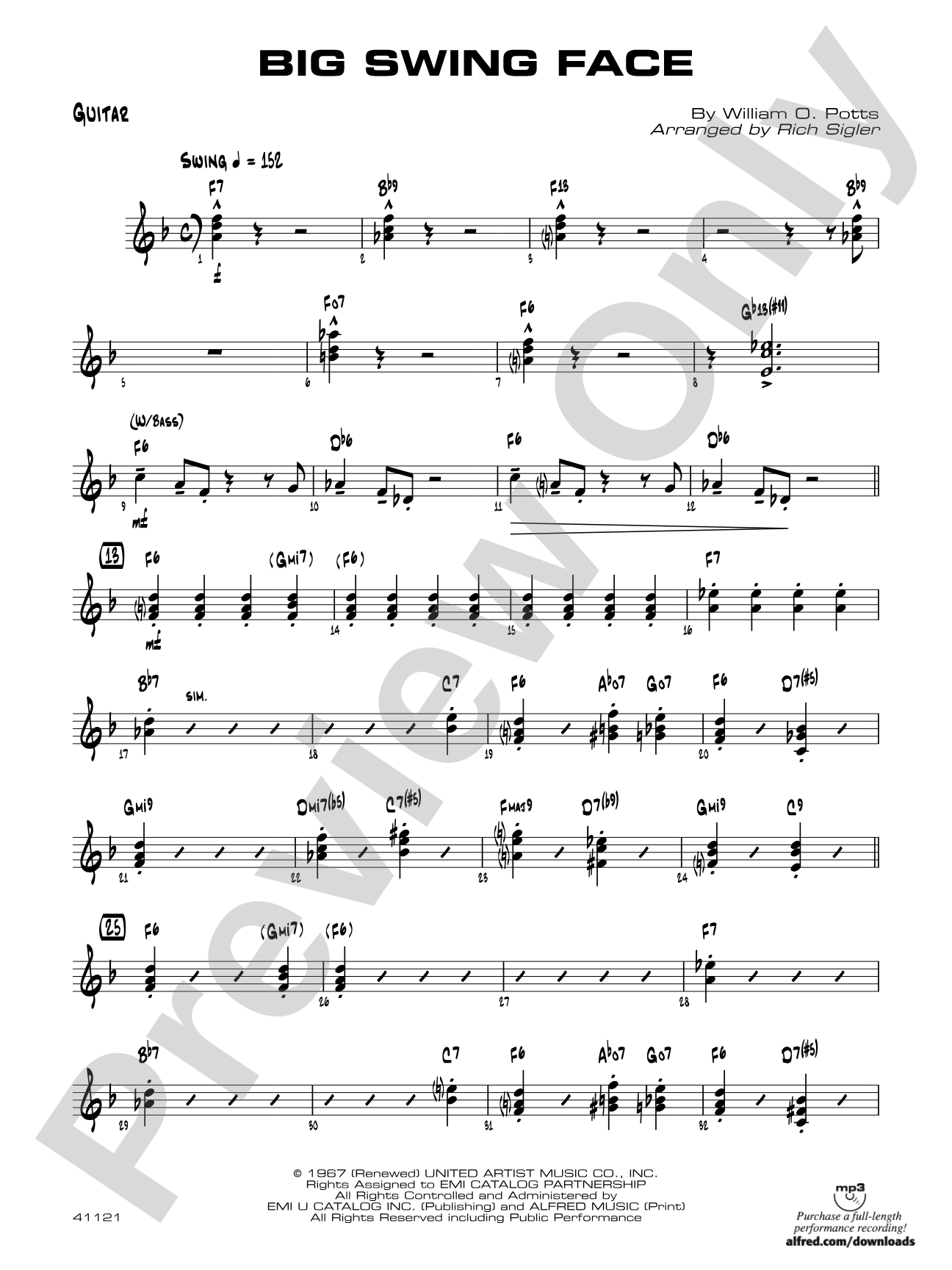 Big Swing Face: Guitar