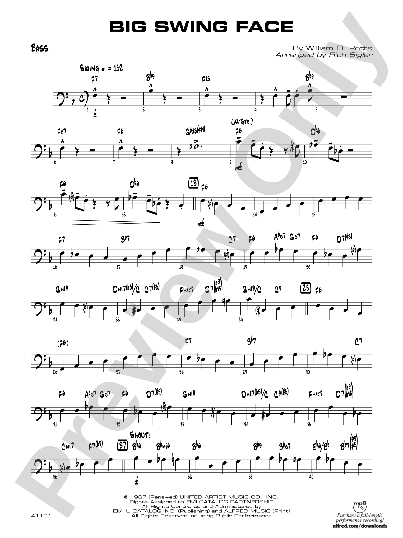 Big Swing Face: String Bass