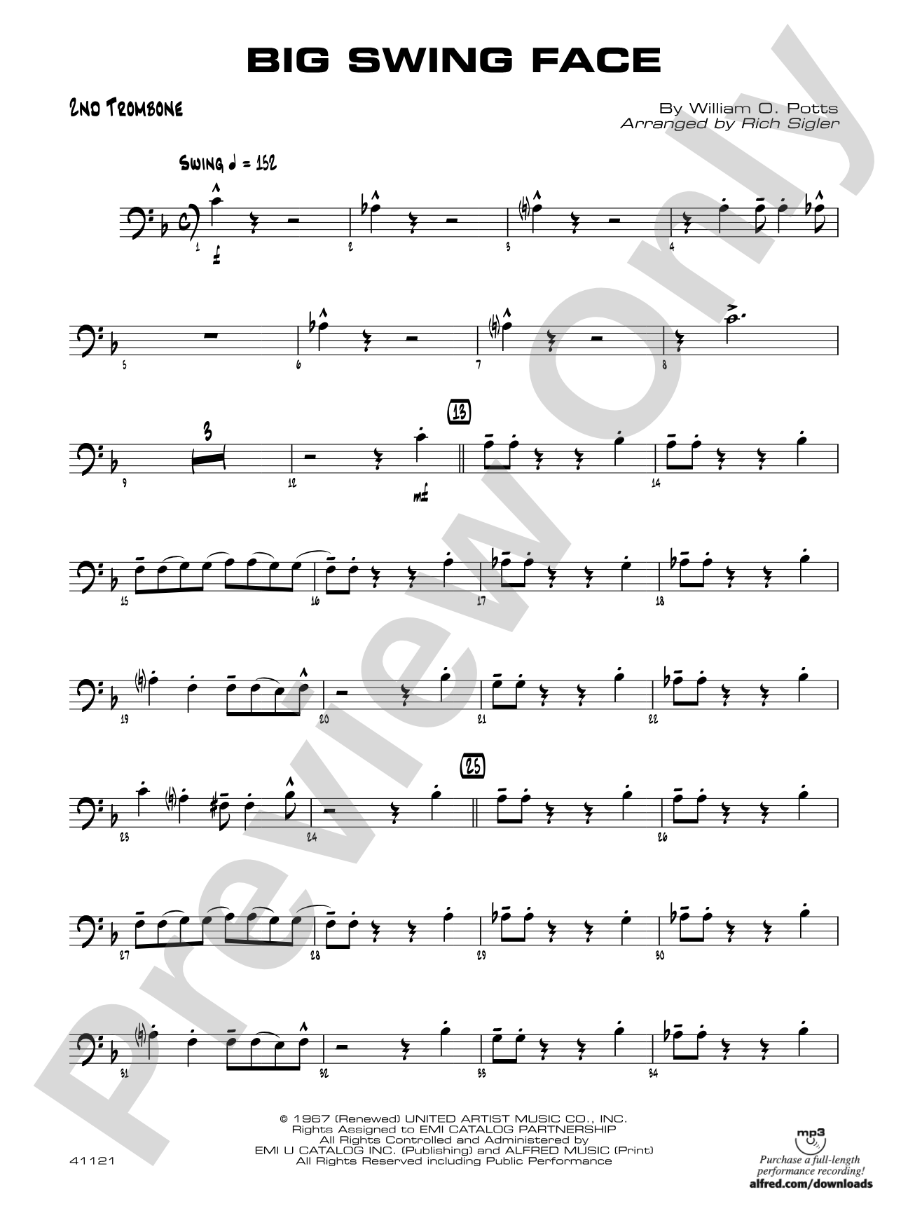 Big Swing Face: 2nd Trombone