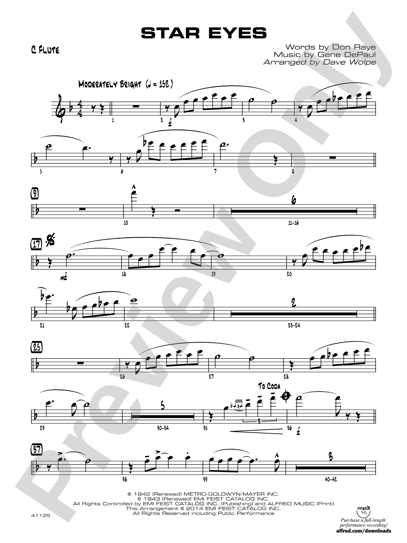 Star Eyes: Flute