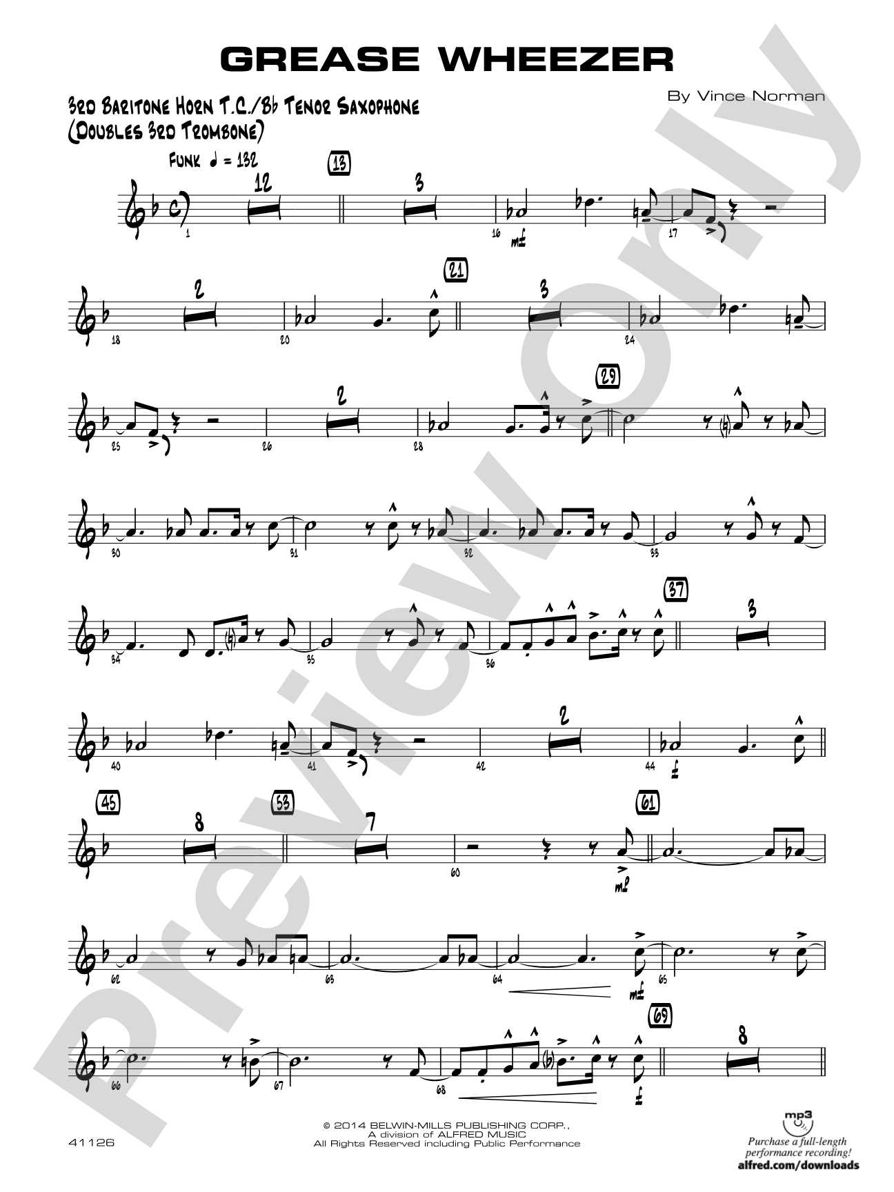 Grease Wheezer: 3rd Baritone T.C.