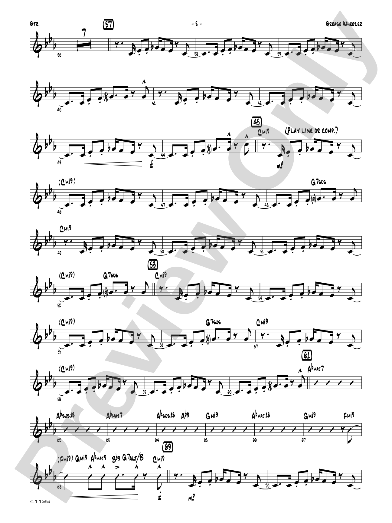 Grease Wheezer: Guitar