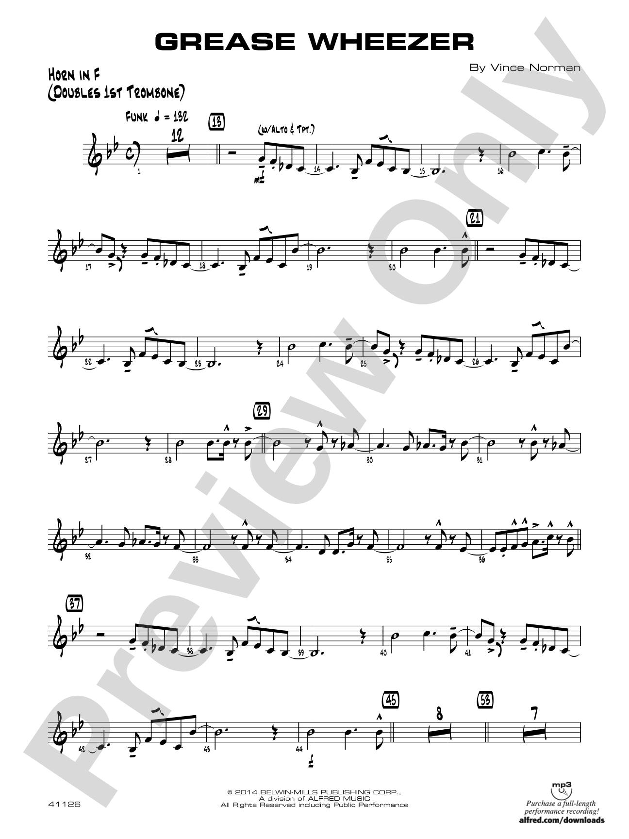 Grease Wheezer: 1st F Horn
