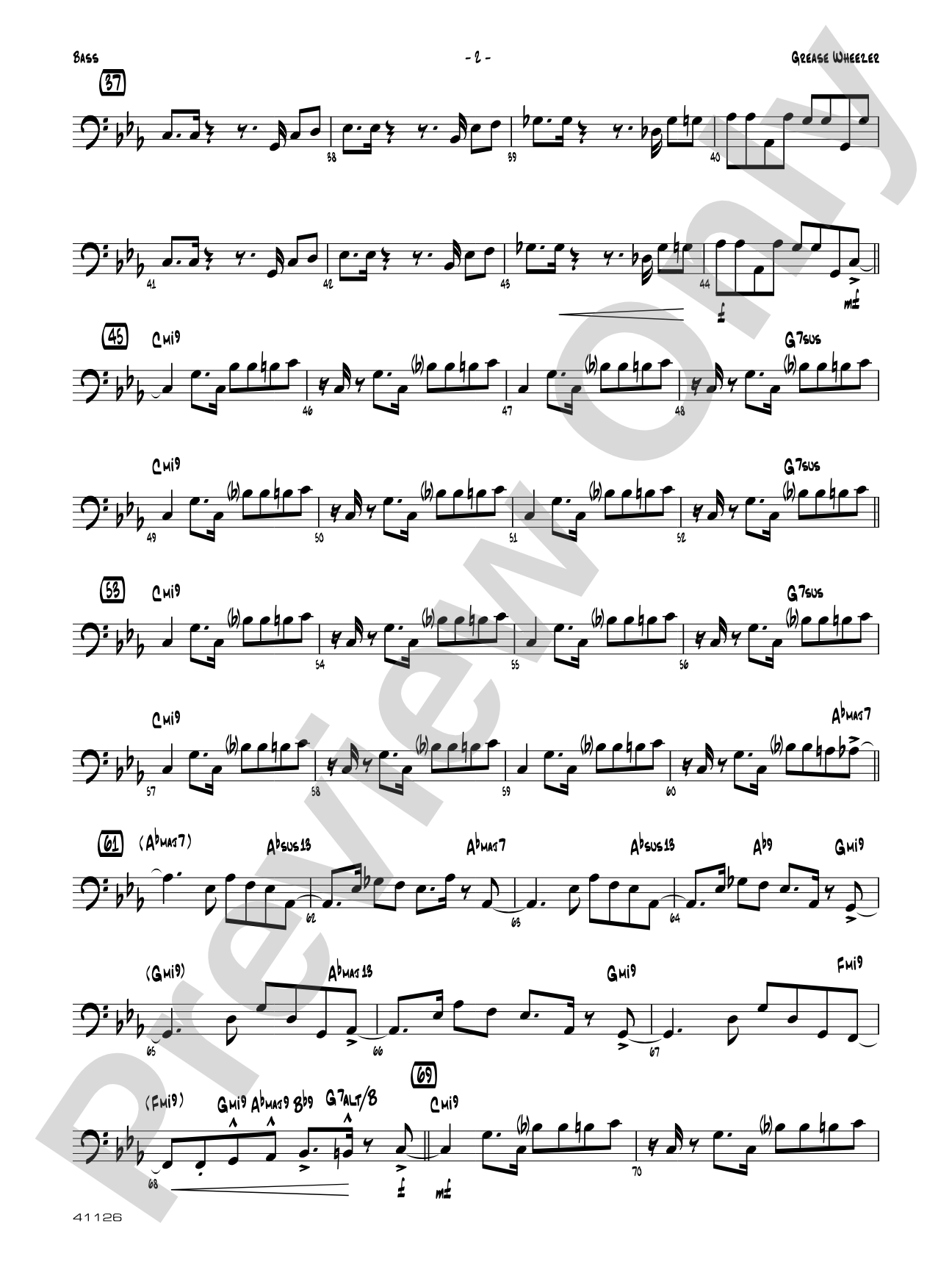 Grease Wheezer: String Bass