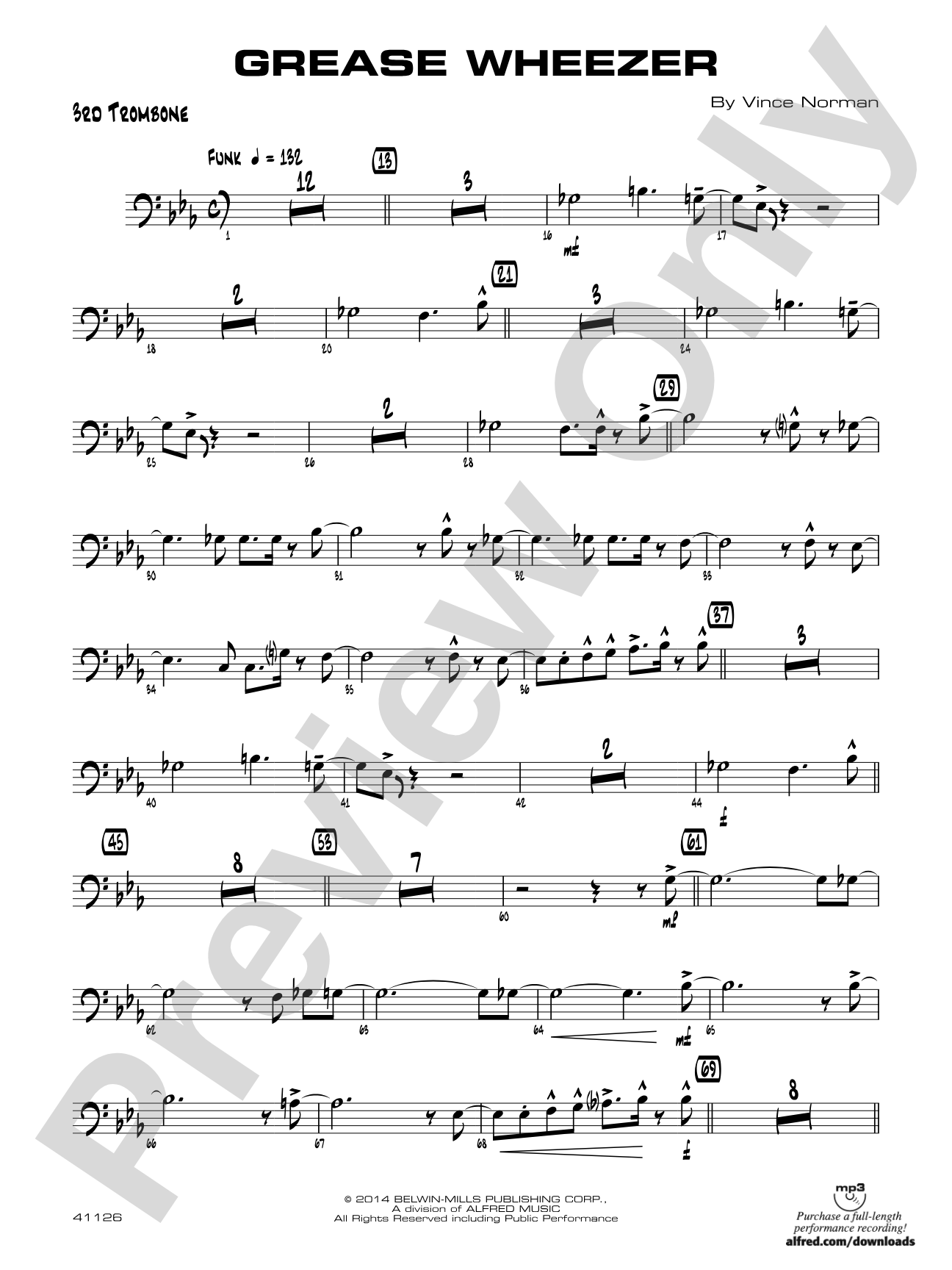 Grease Wheezer: 3rd Trombone