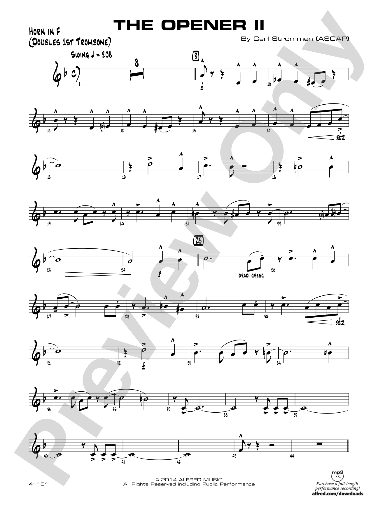 The Opener II: 1st F Horn