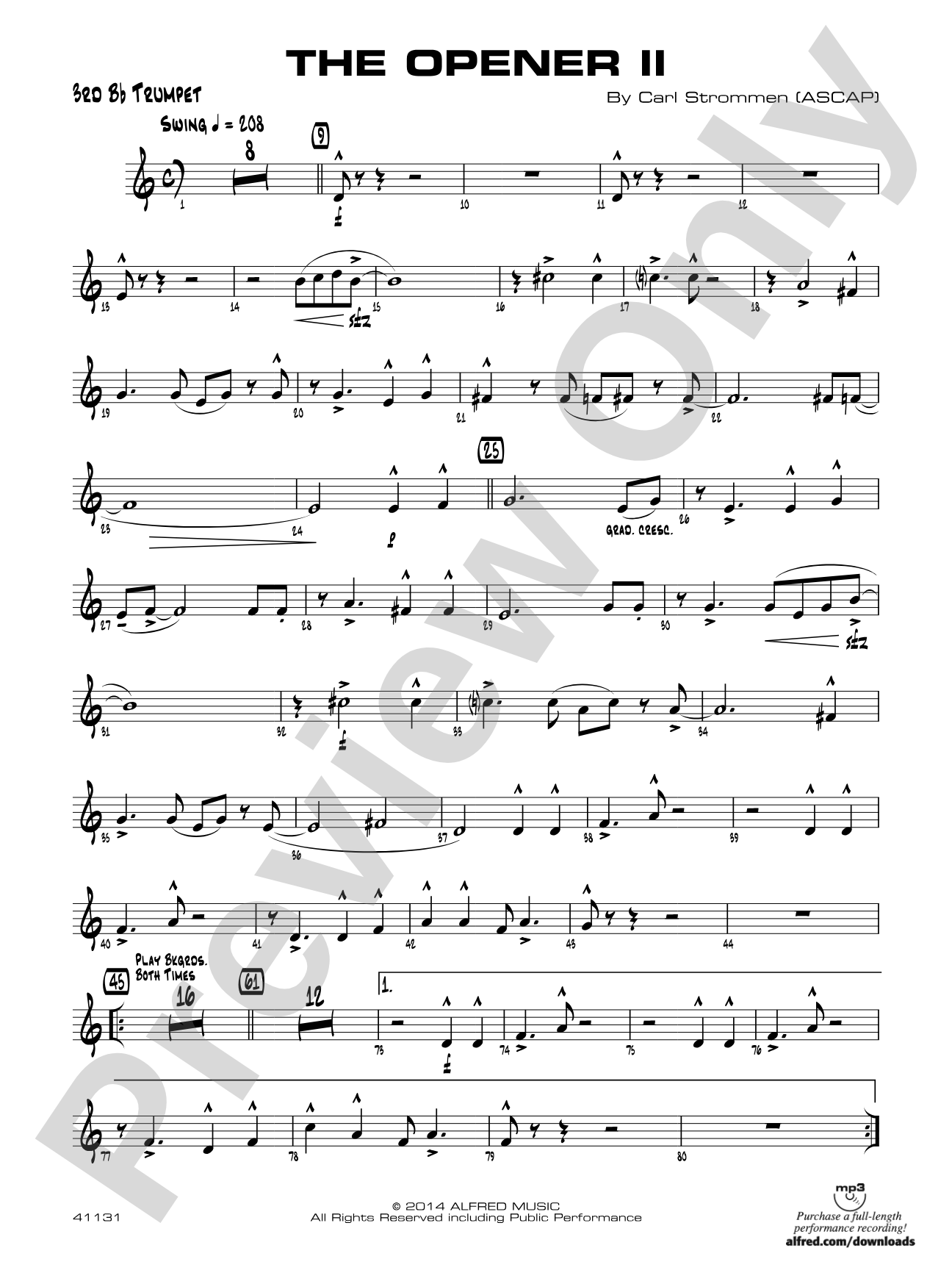 The Opener II: 3rd B-flat Trumpet