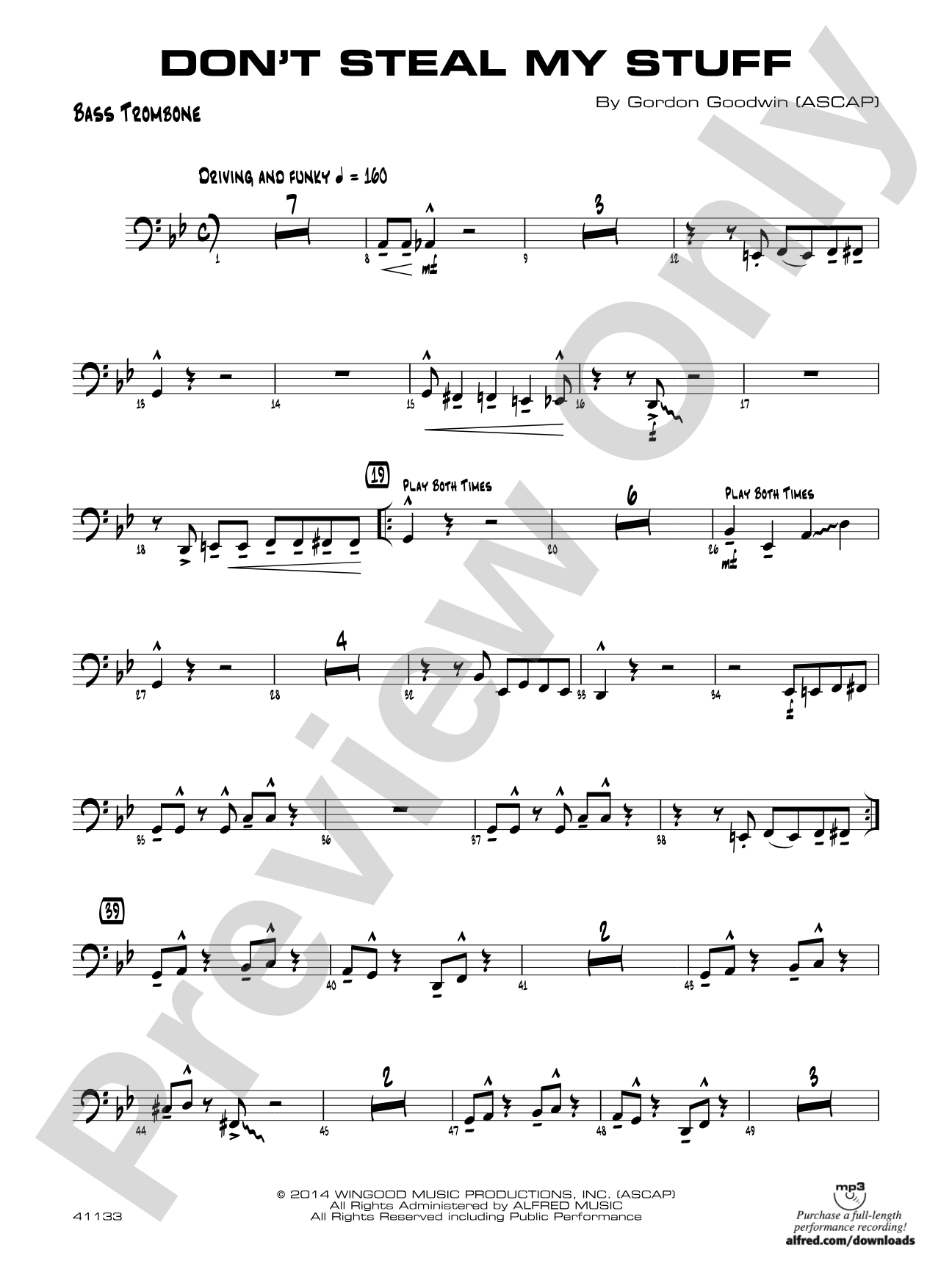 Don't Steal My Stuff: Bass Trombone