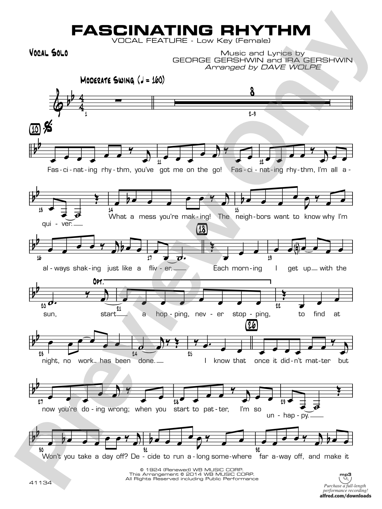 Fascinating Rhythm: Vocal Solo