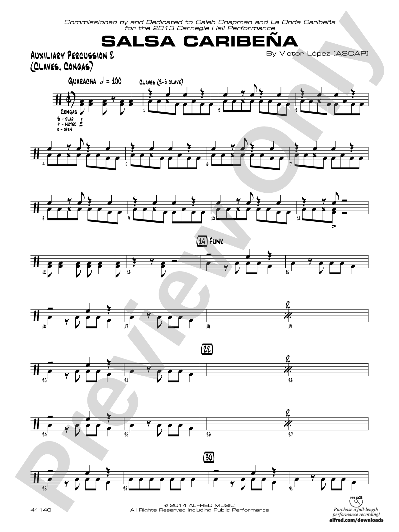 Salsa Caribeña: Auxiliary Percussion 2