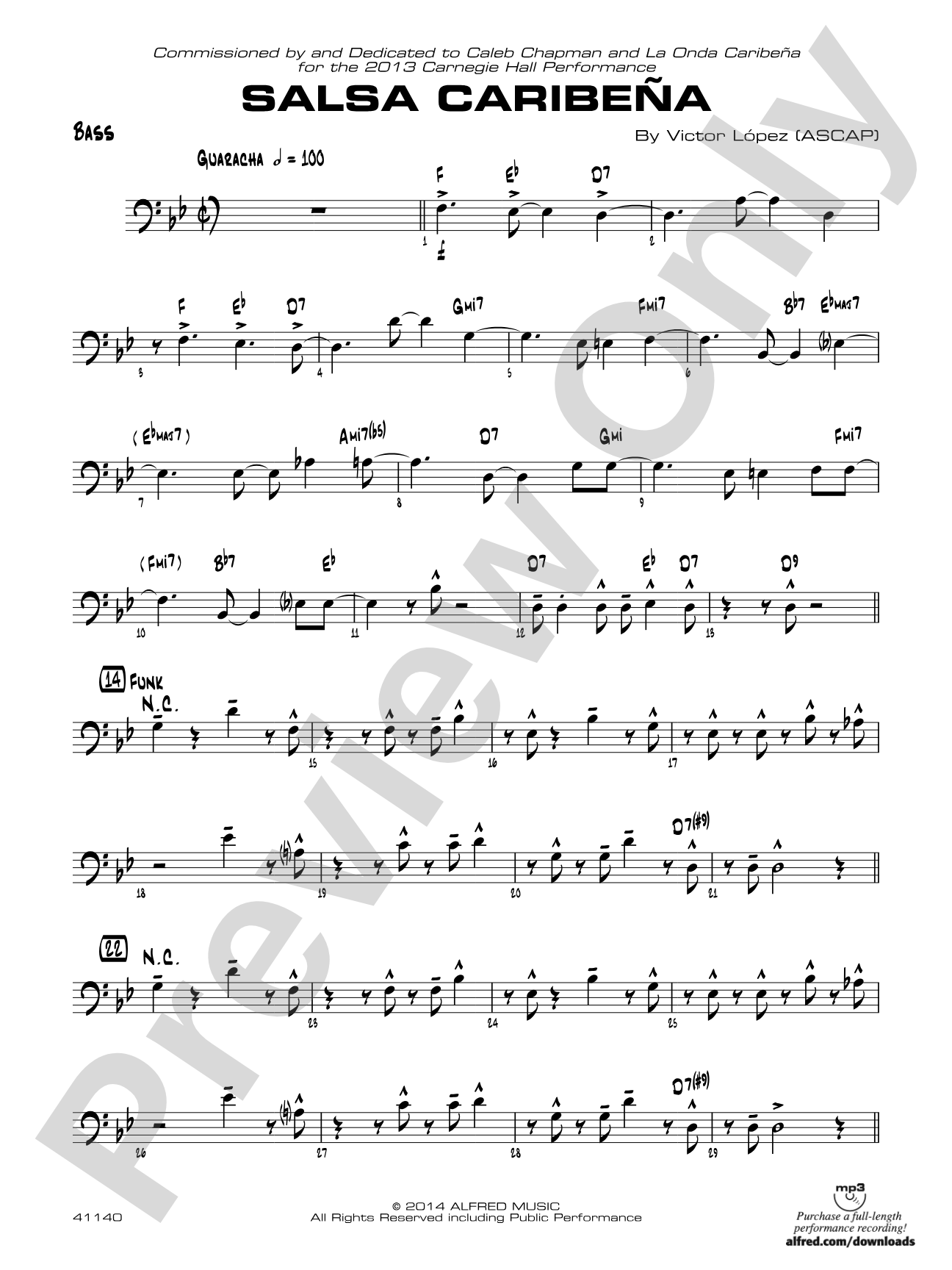 Salsa Caribeña: String Bass