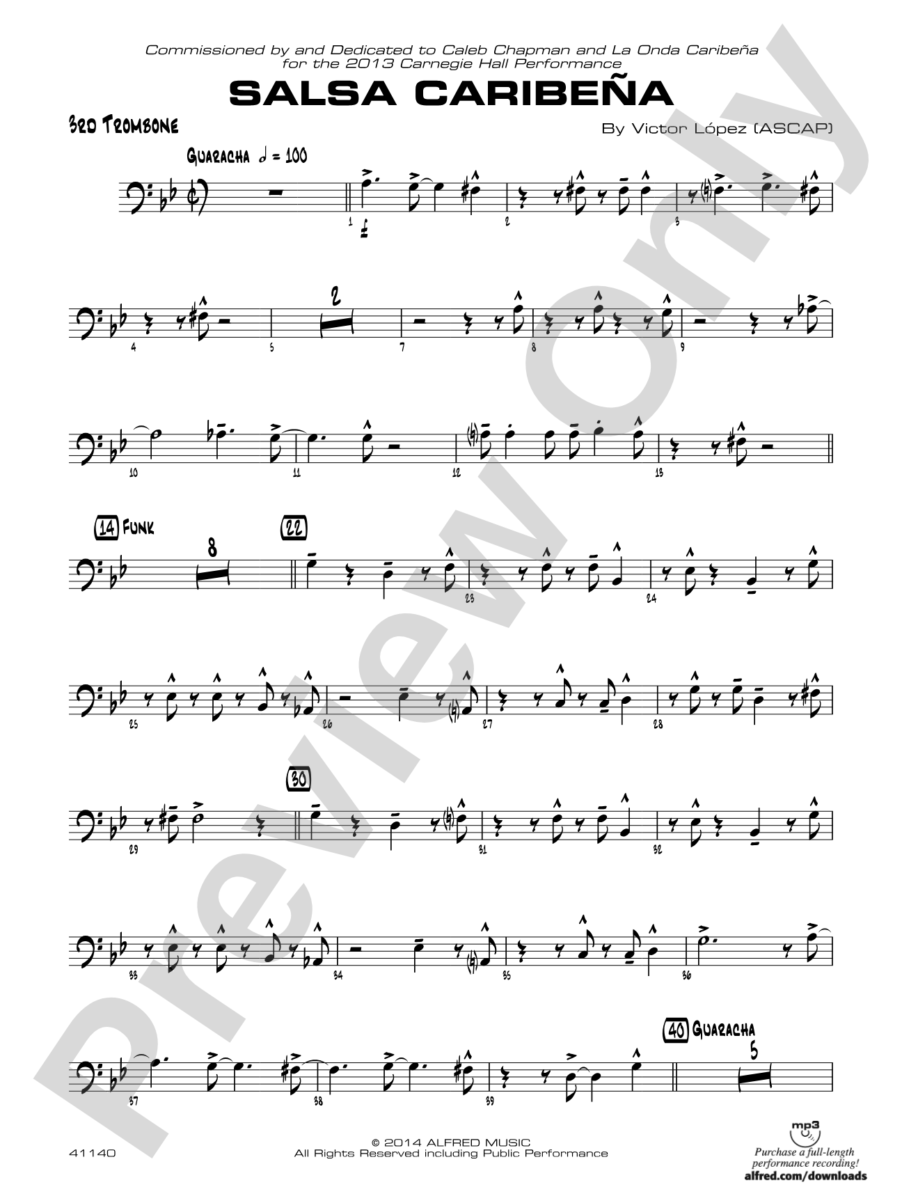 Salsa Caribeña: 3rd Trombone