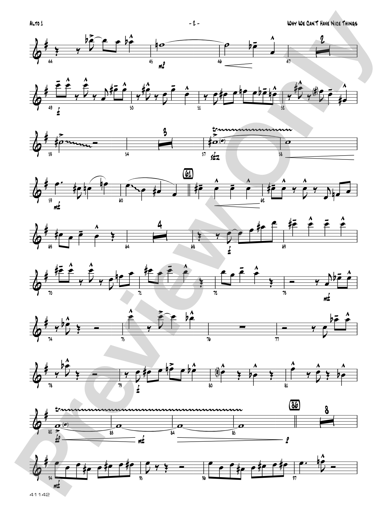 Why We Can't Have Nice Things: E-flat Alto Saxophone