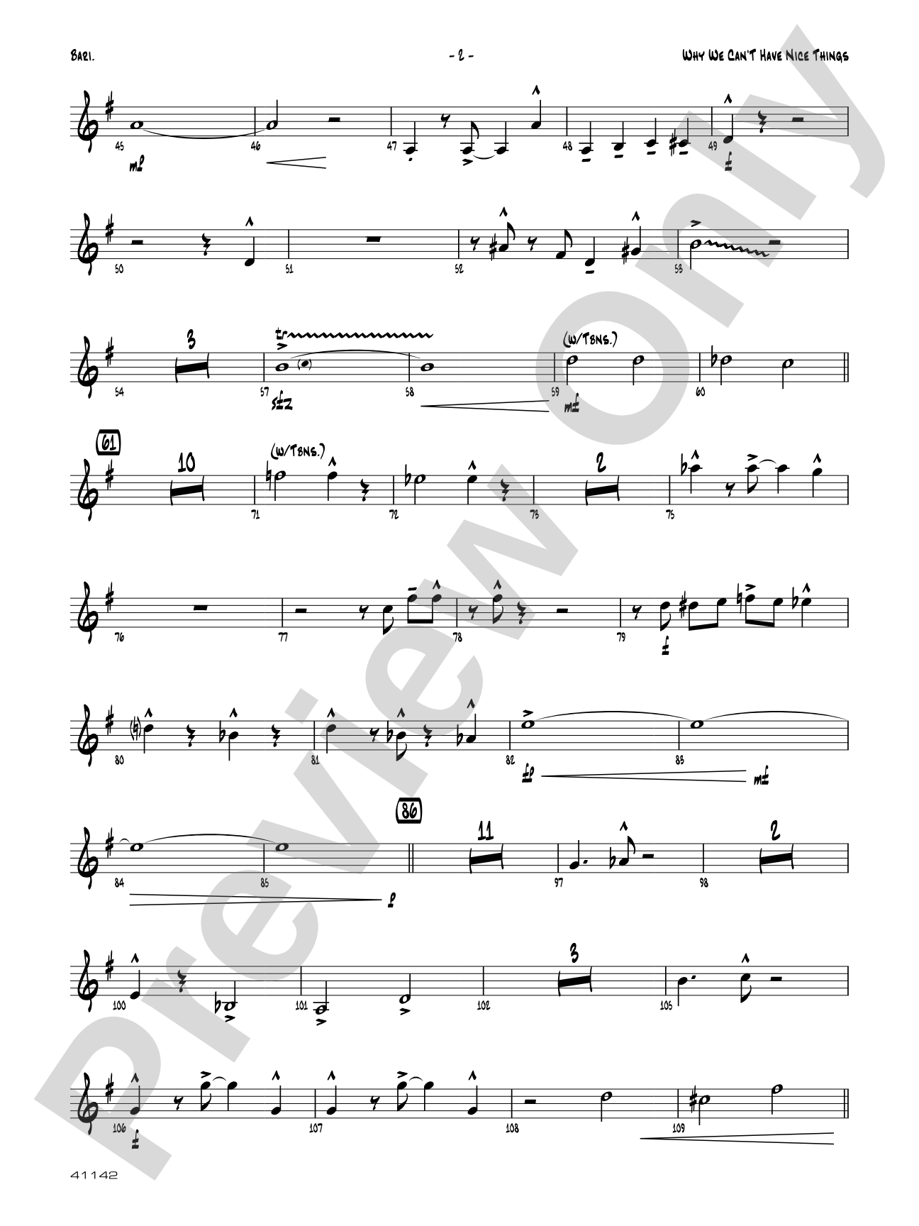 Why We Can't Have Nice Things: E-flat Baritone Saxophone