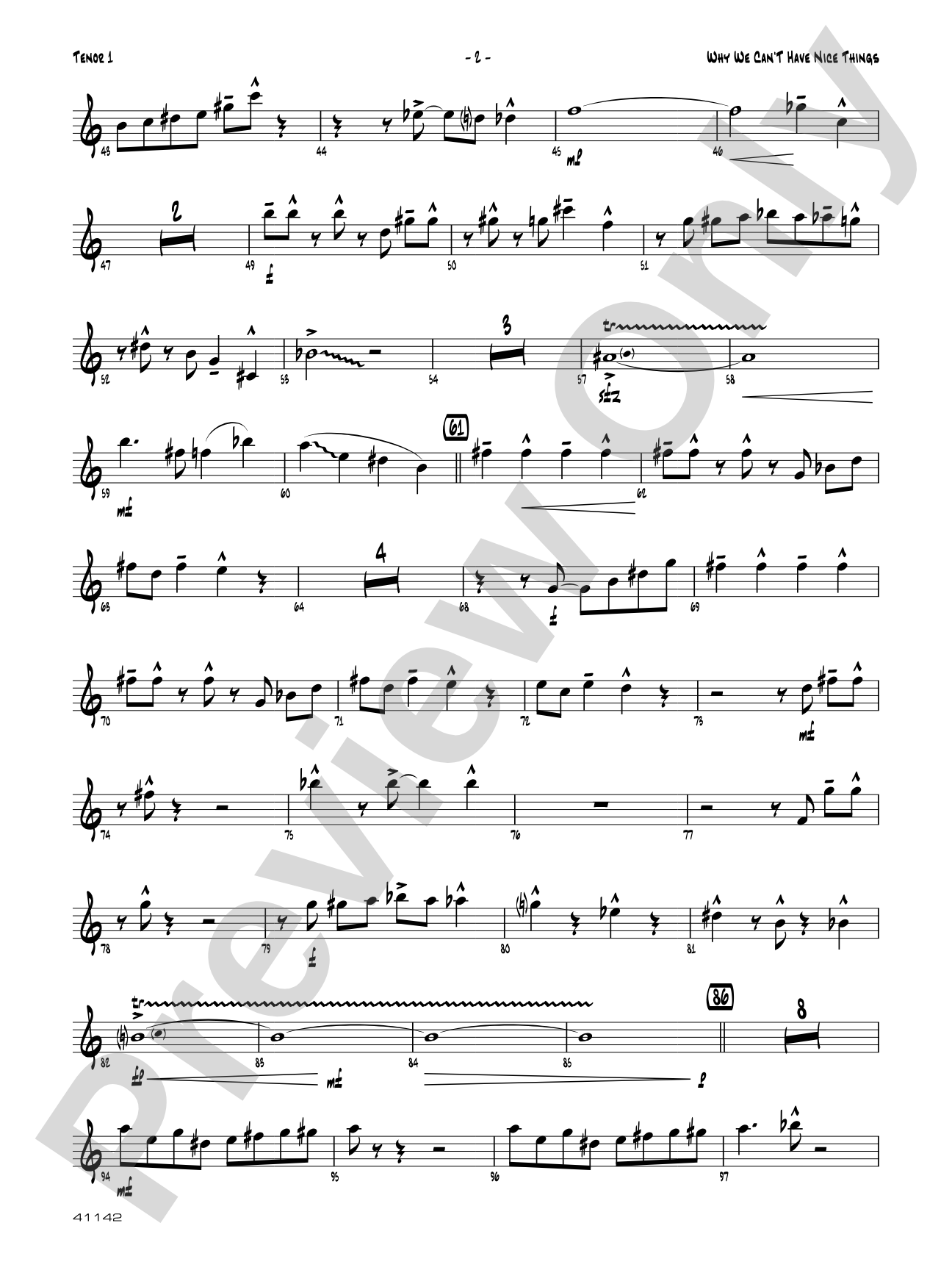 Why We Can't Have Nice Things: B-flat Tenor Saxophone