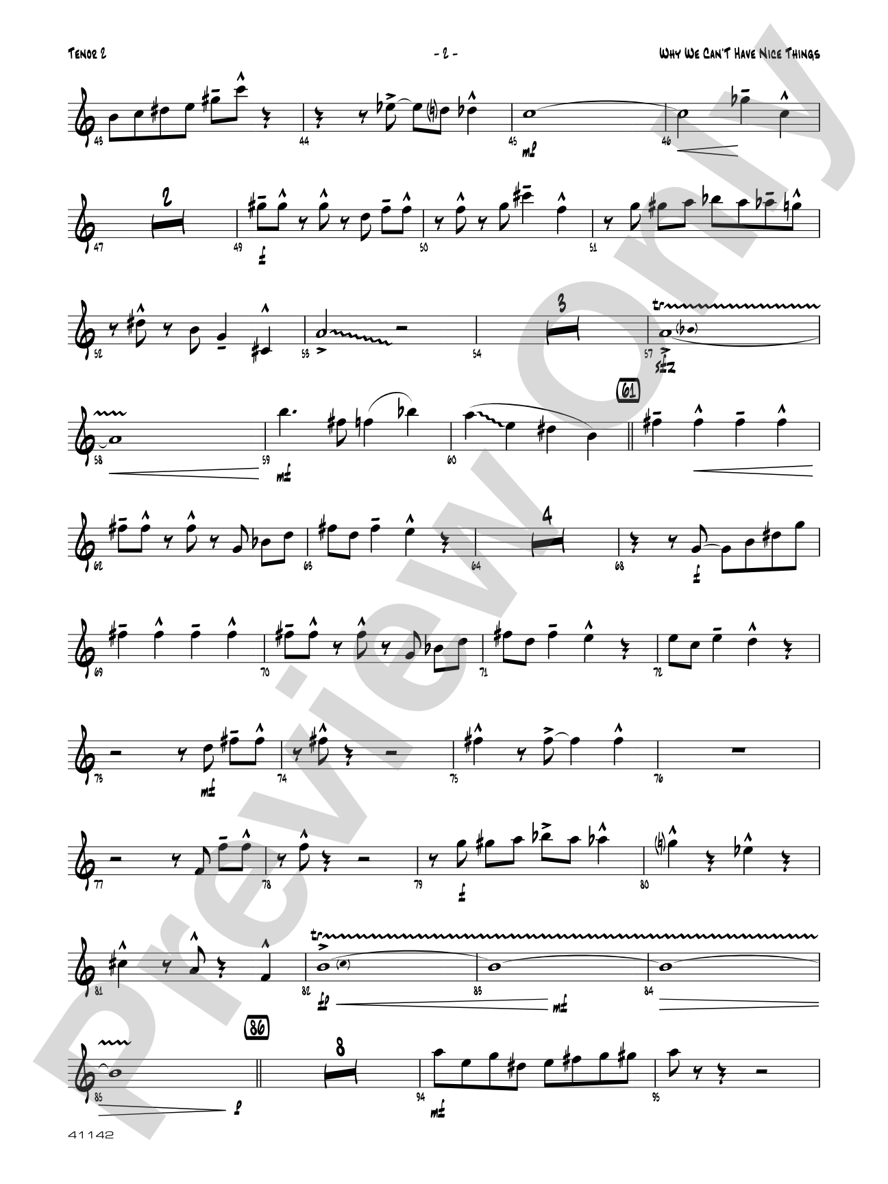 Why We Can't Have Nice Things: 2nd B-flat Tenor Saxophone