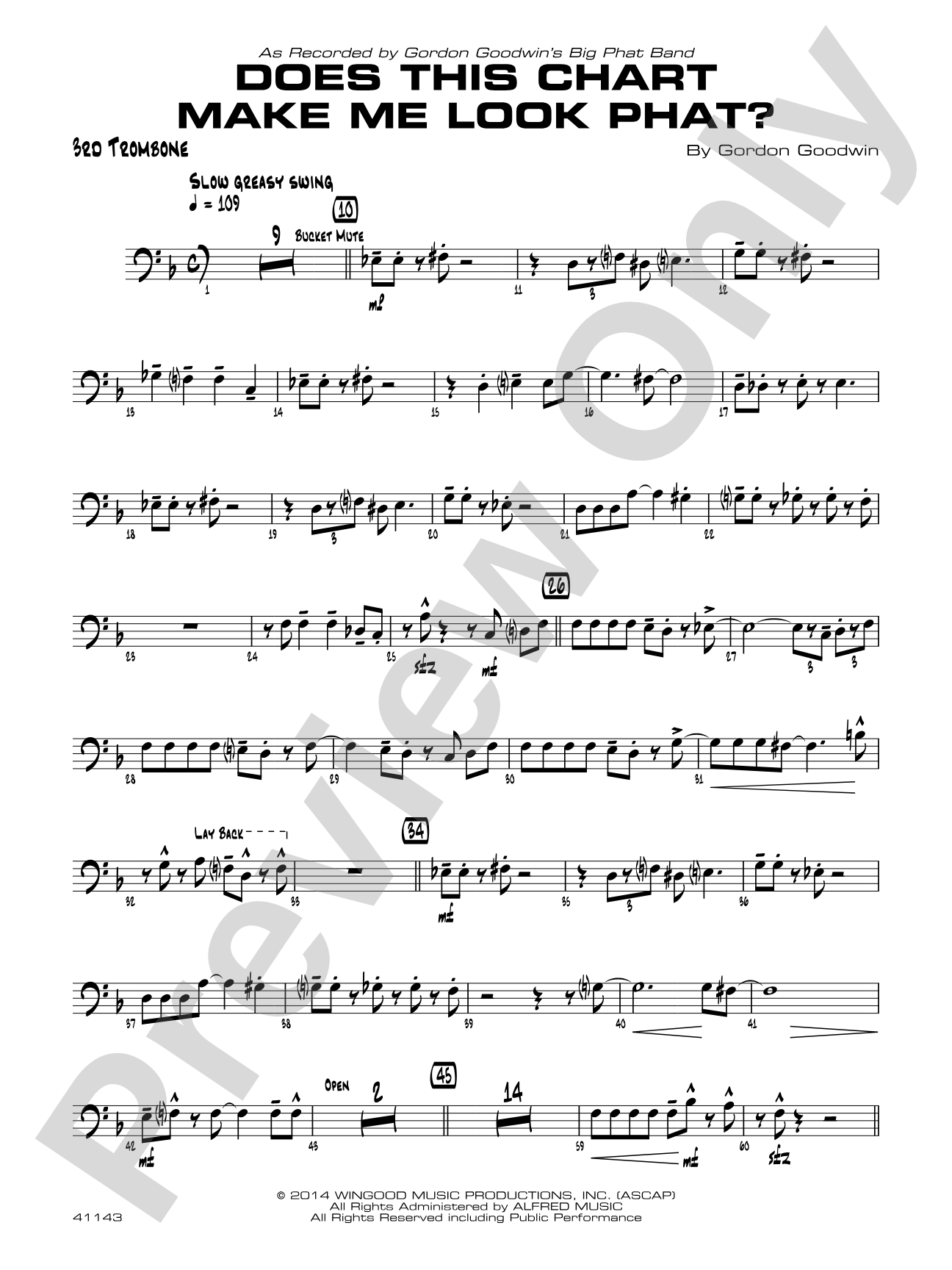 Does This Chart Make Me Look Phat?: 3rd Trombone