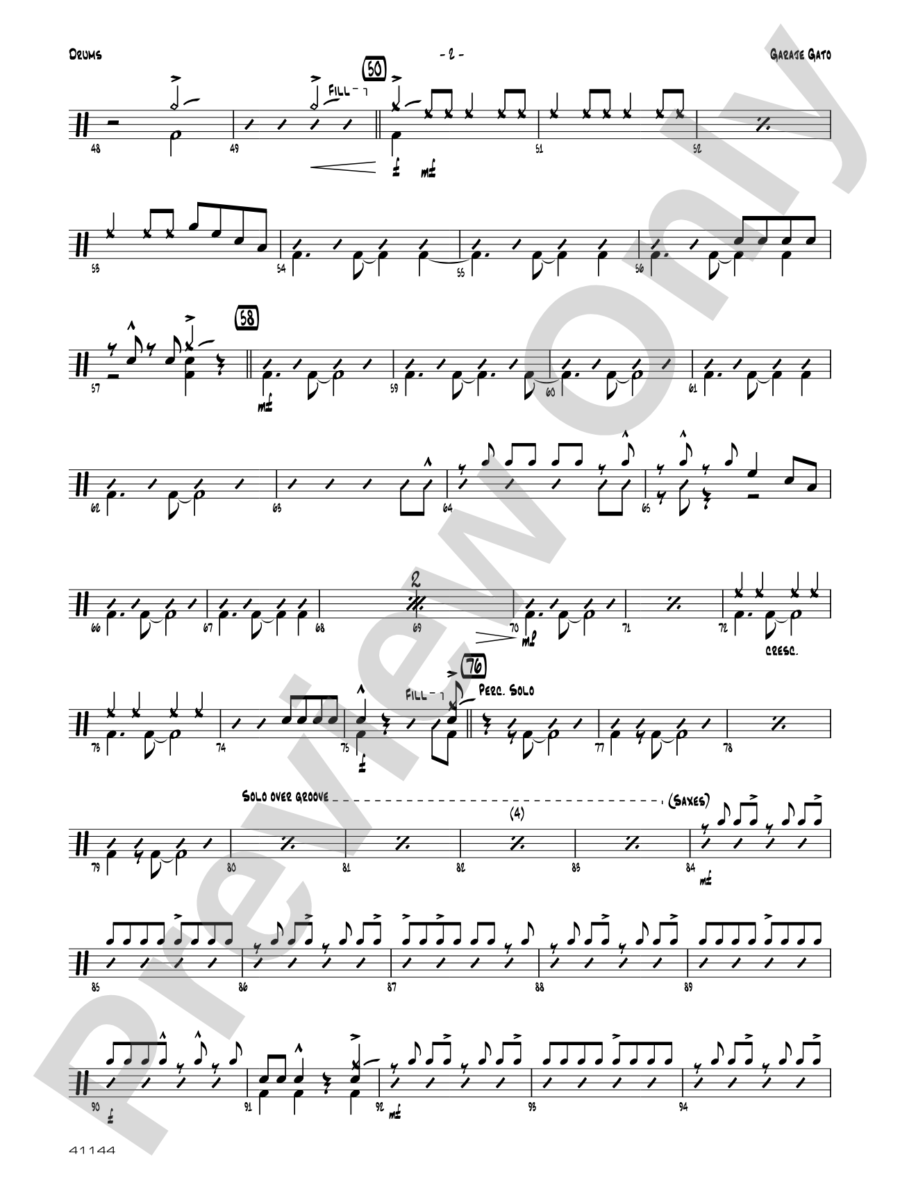 Garaje Gato: Drums