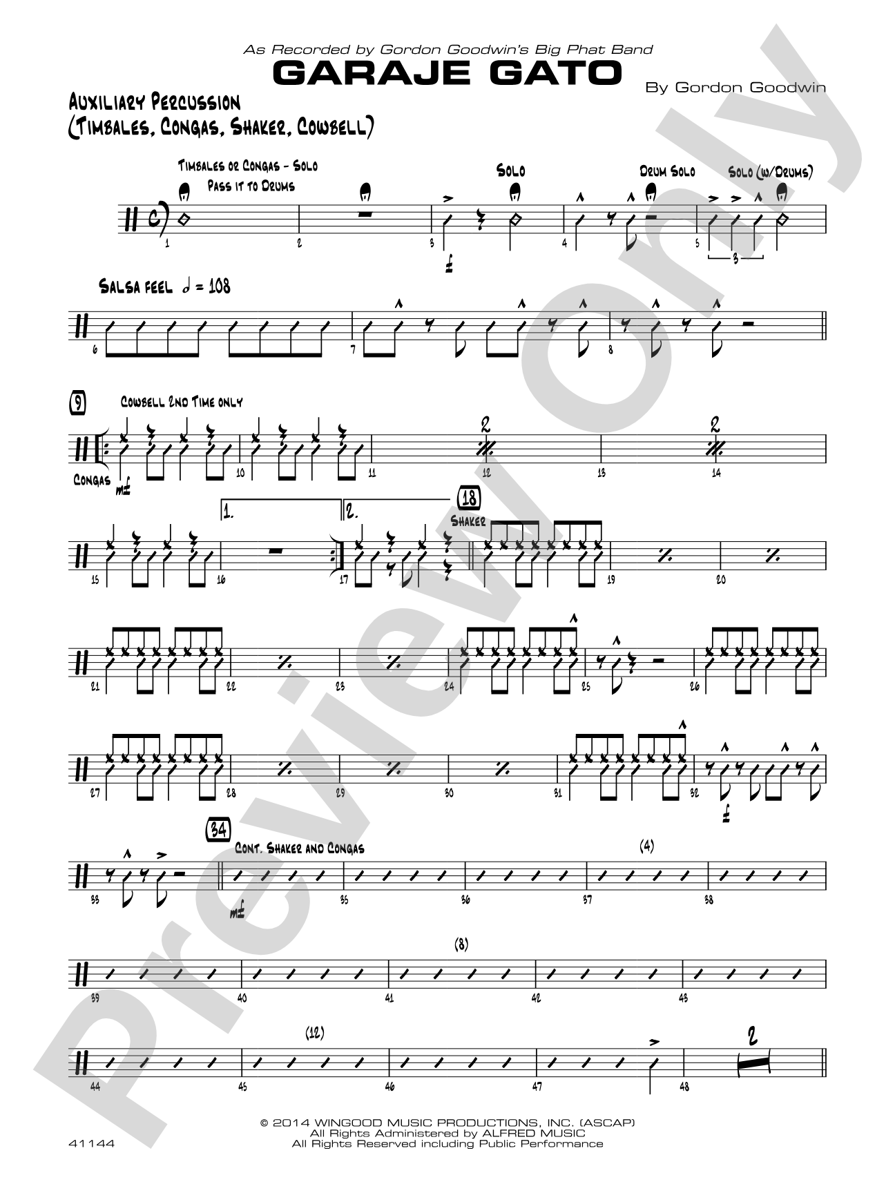 Garaje Gato: 1st Percussion