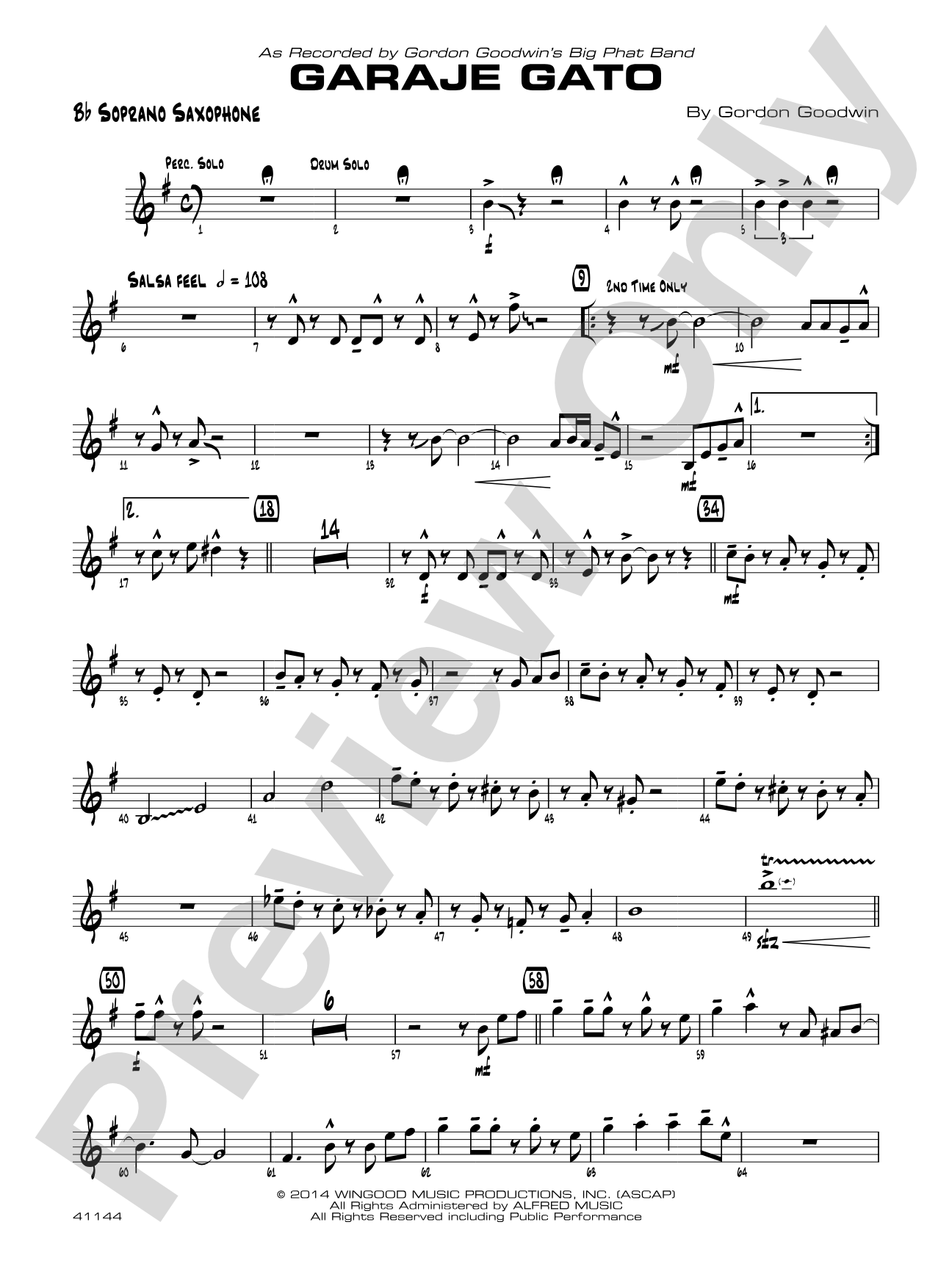 Garaje Gato: B-flat Soprano Saxophone
