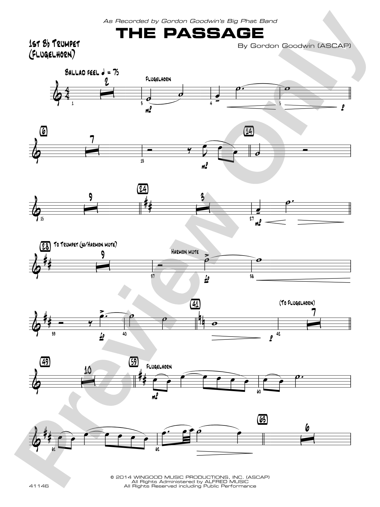 The Passage: 1st B-flat Trumpet