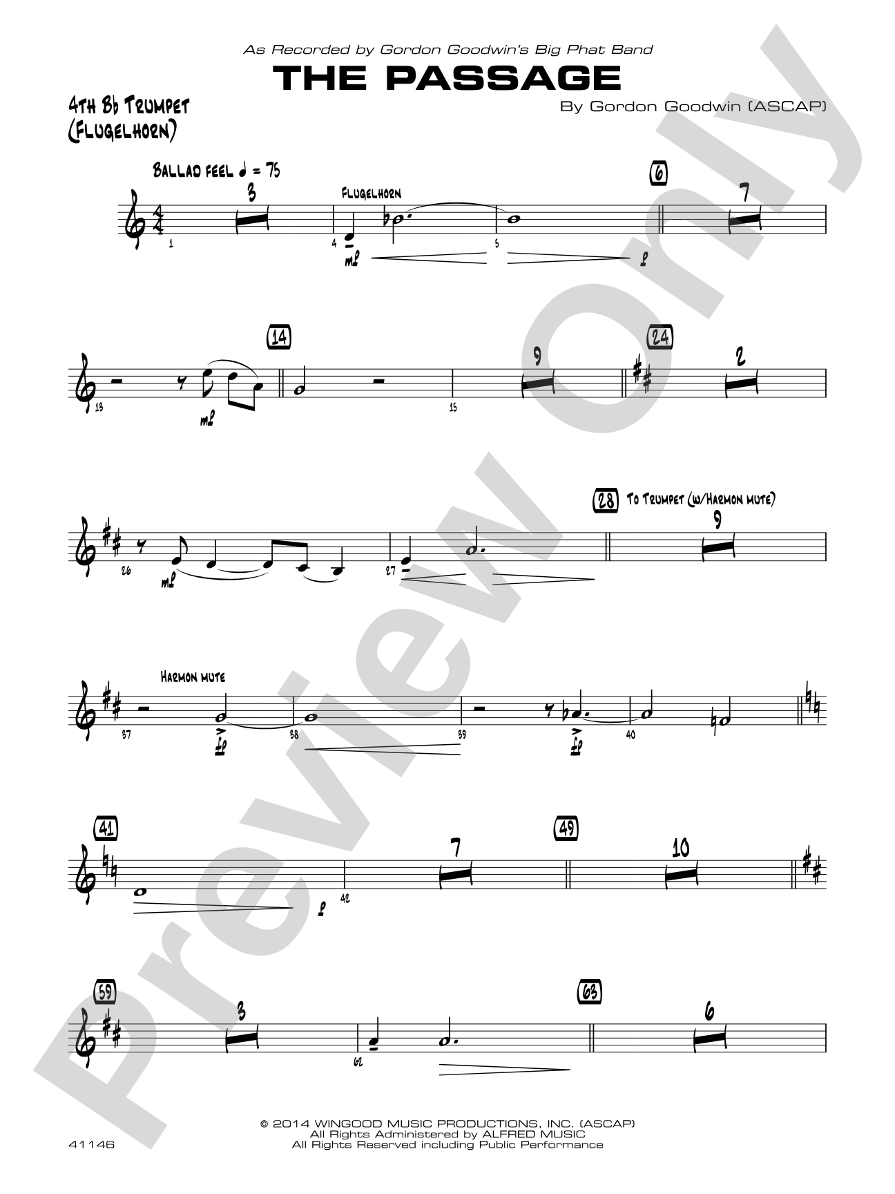 The Passage: 4th B-flat Trumpet