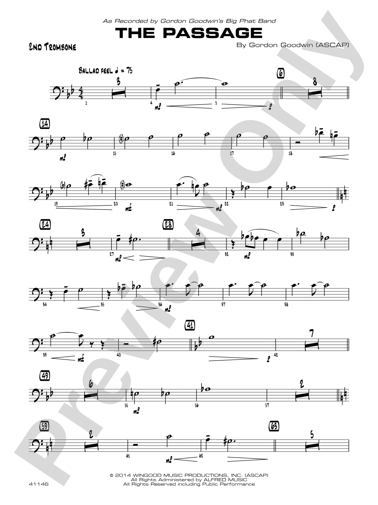 The Passage: 2nd Trombone