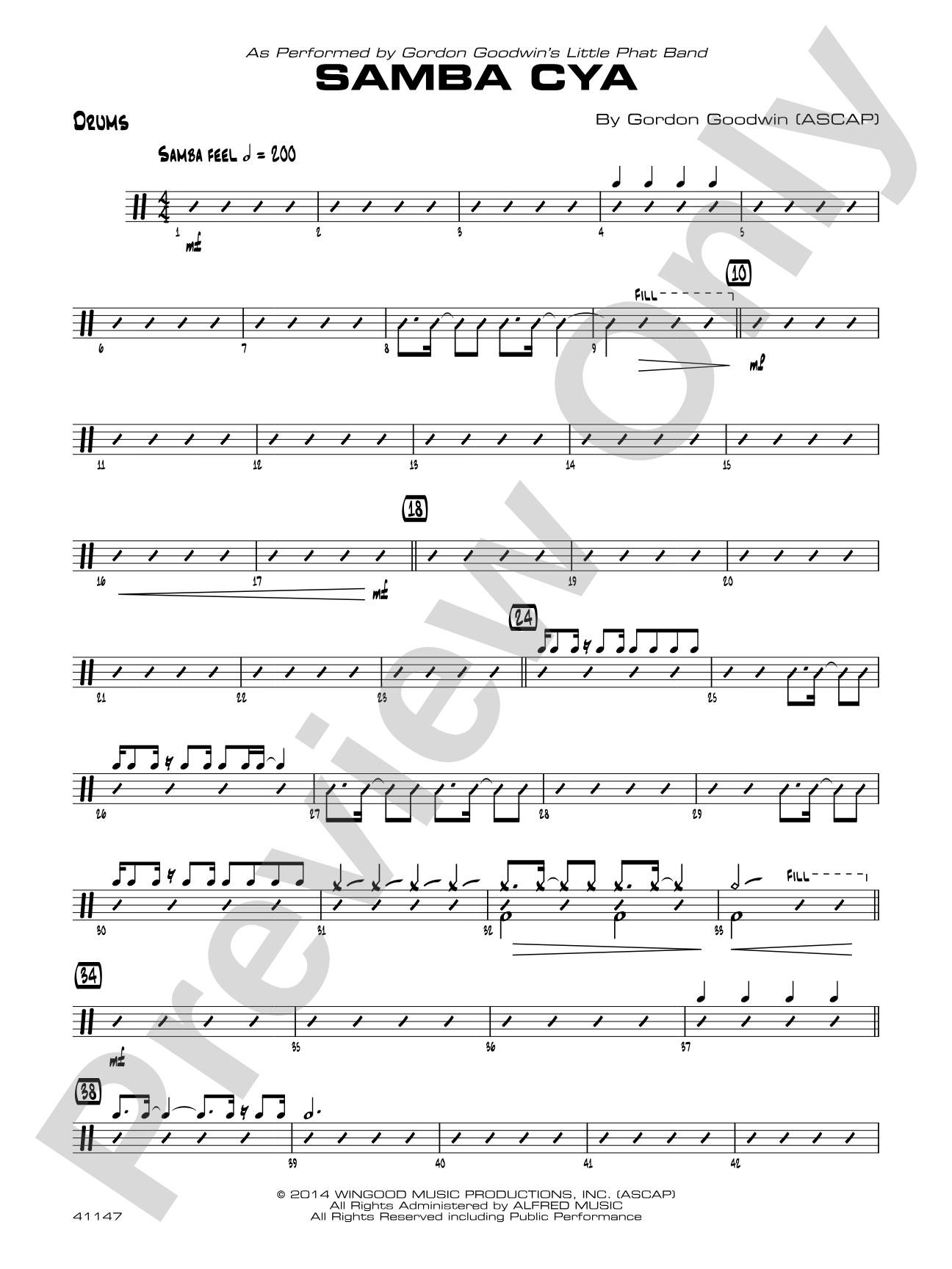 Samba Cya: Drums