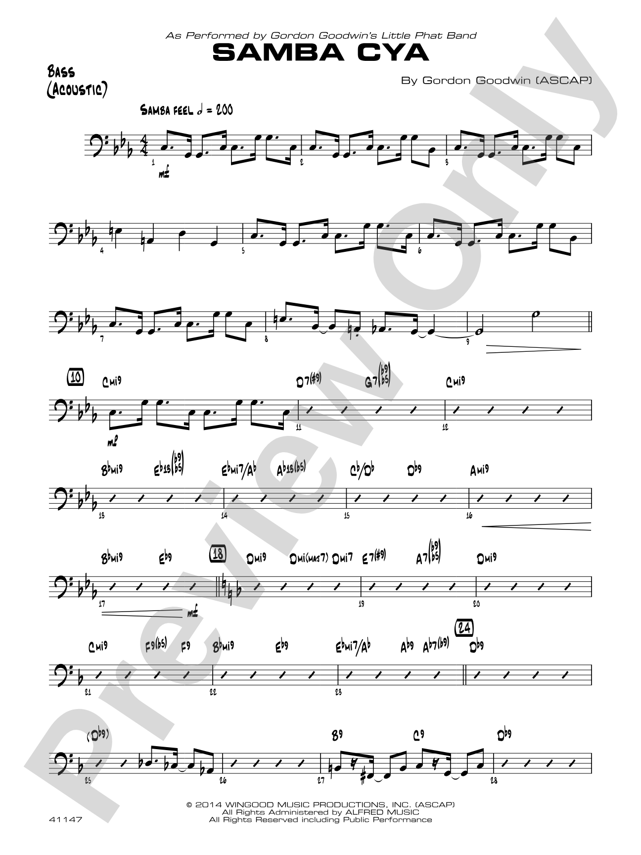 Samba Cya: String Bass