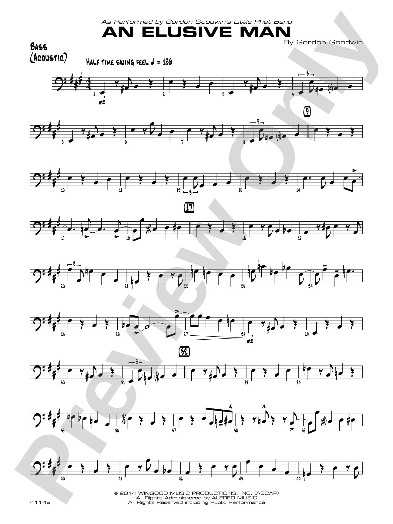 An Elusive Man: String Bass