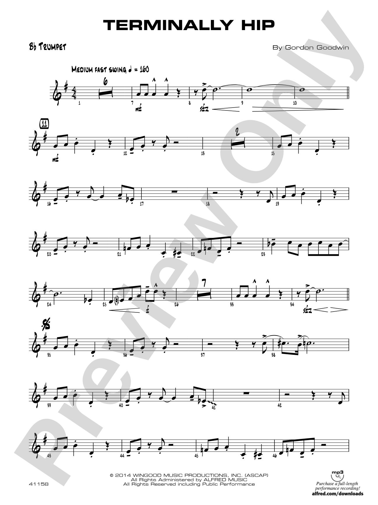 Terminally Hip: 1st B-flat Trumpet
