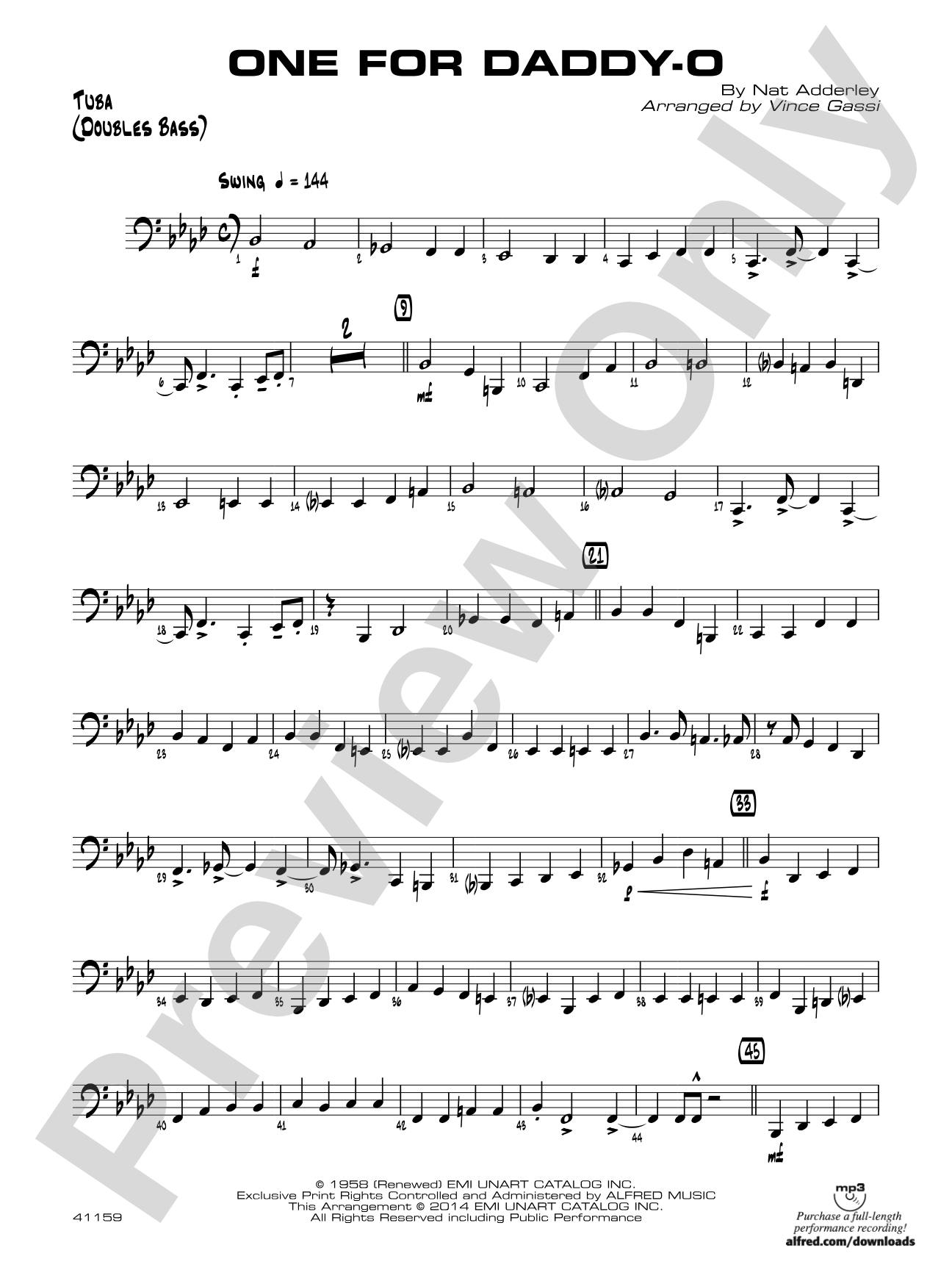 One for Daddy-O: Tuba