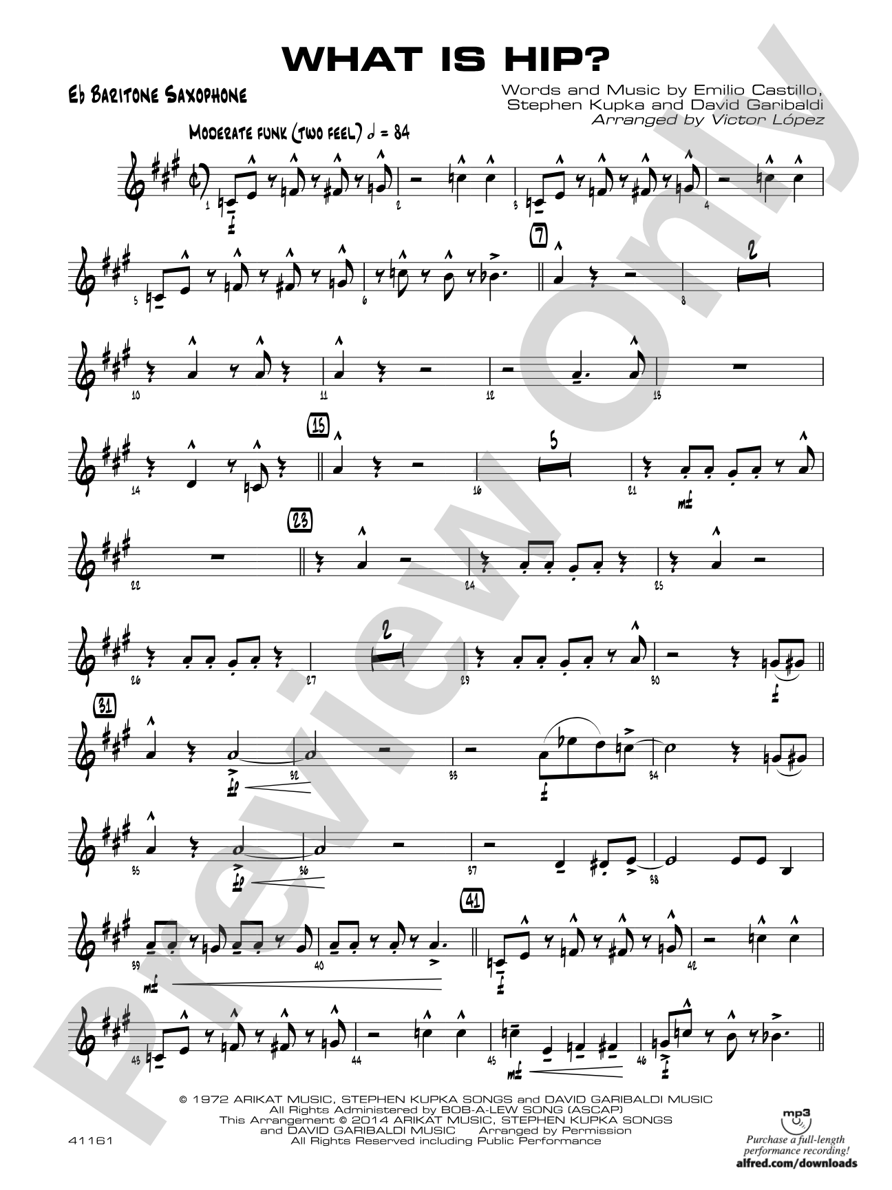 What Is Hip: E-flat Baritone Saxophone