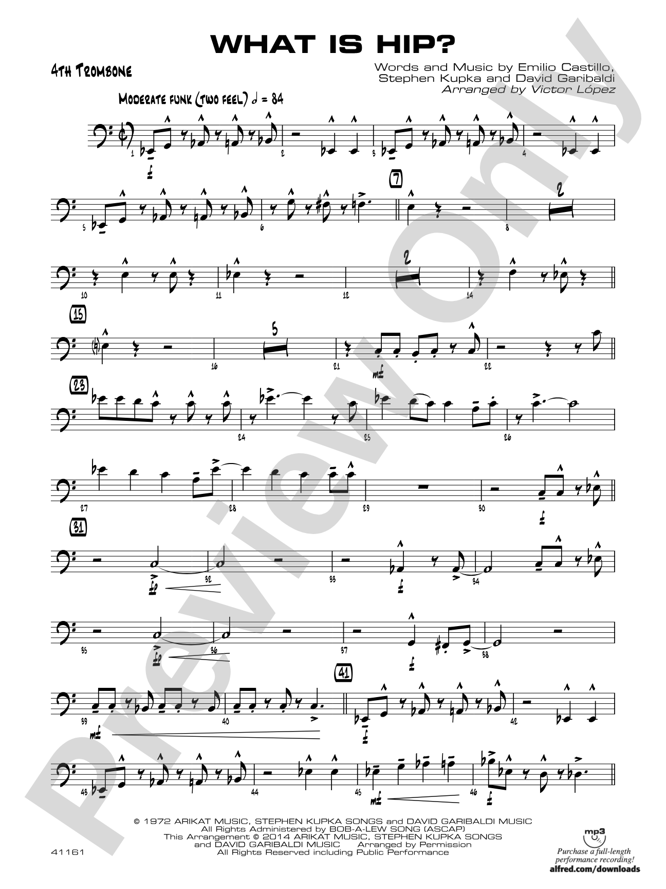 What Is Hip: 4th Trombone