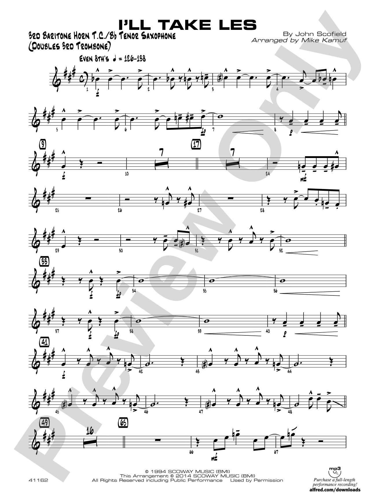 I'll Take Les: 3rd Baritone T.C.