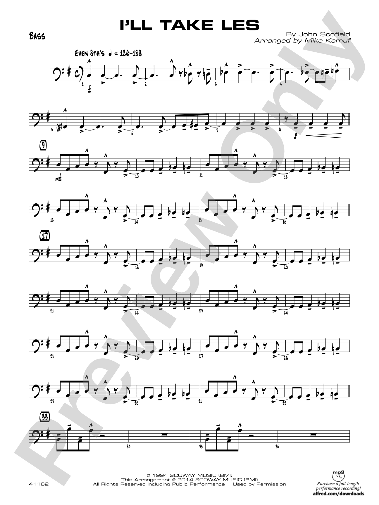 I'll Take Les: String Bass