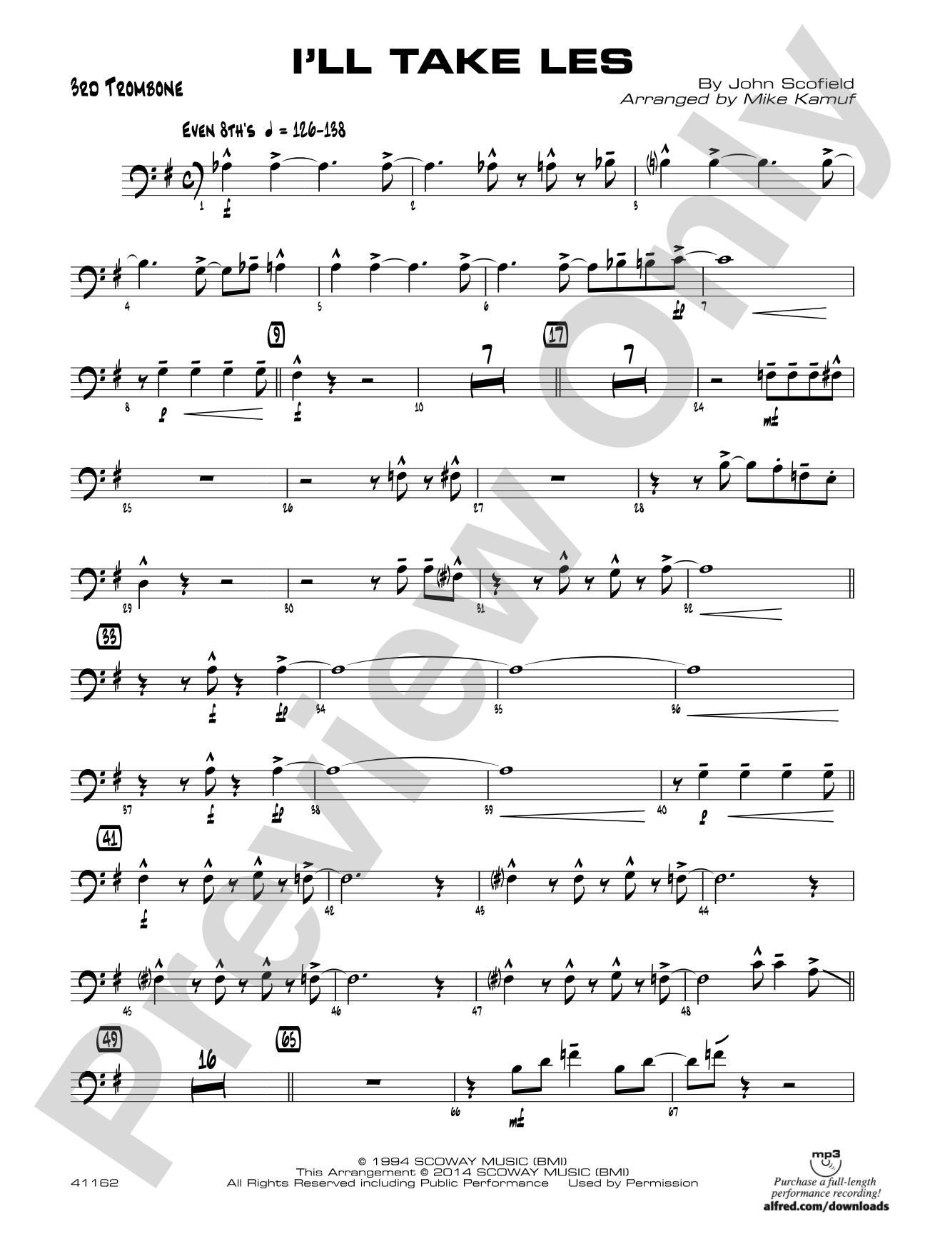 I'll Take Les: 3rd Trombone