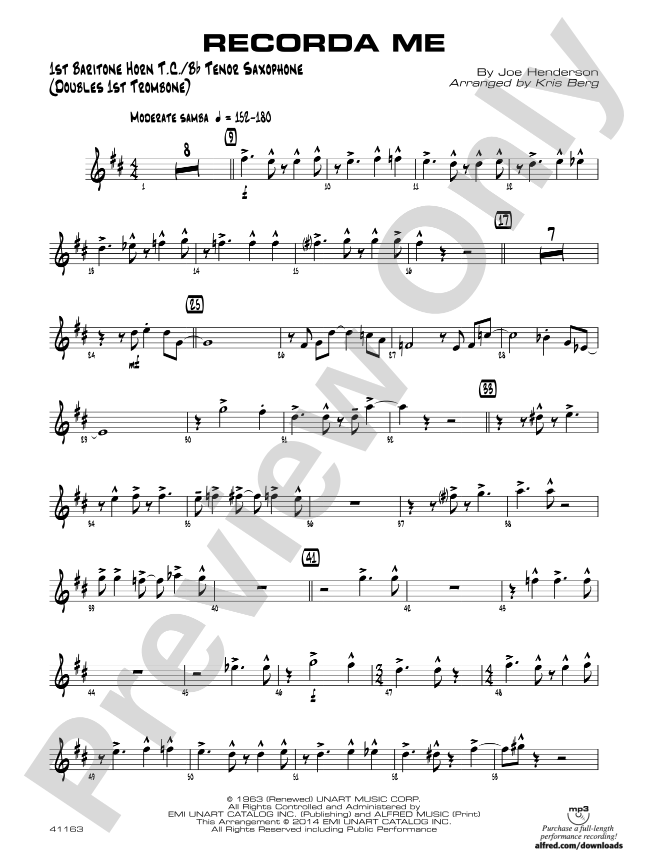 Recorda me: Baritone T.C.